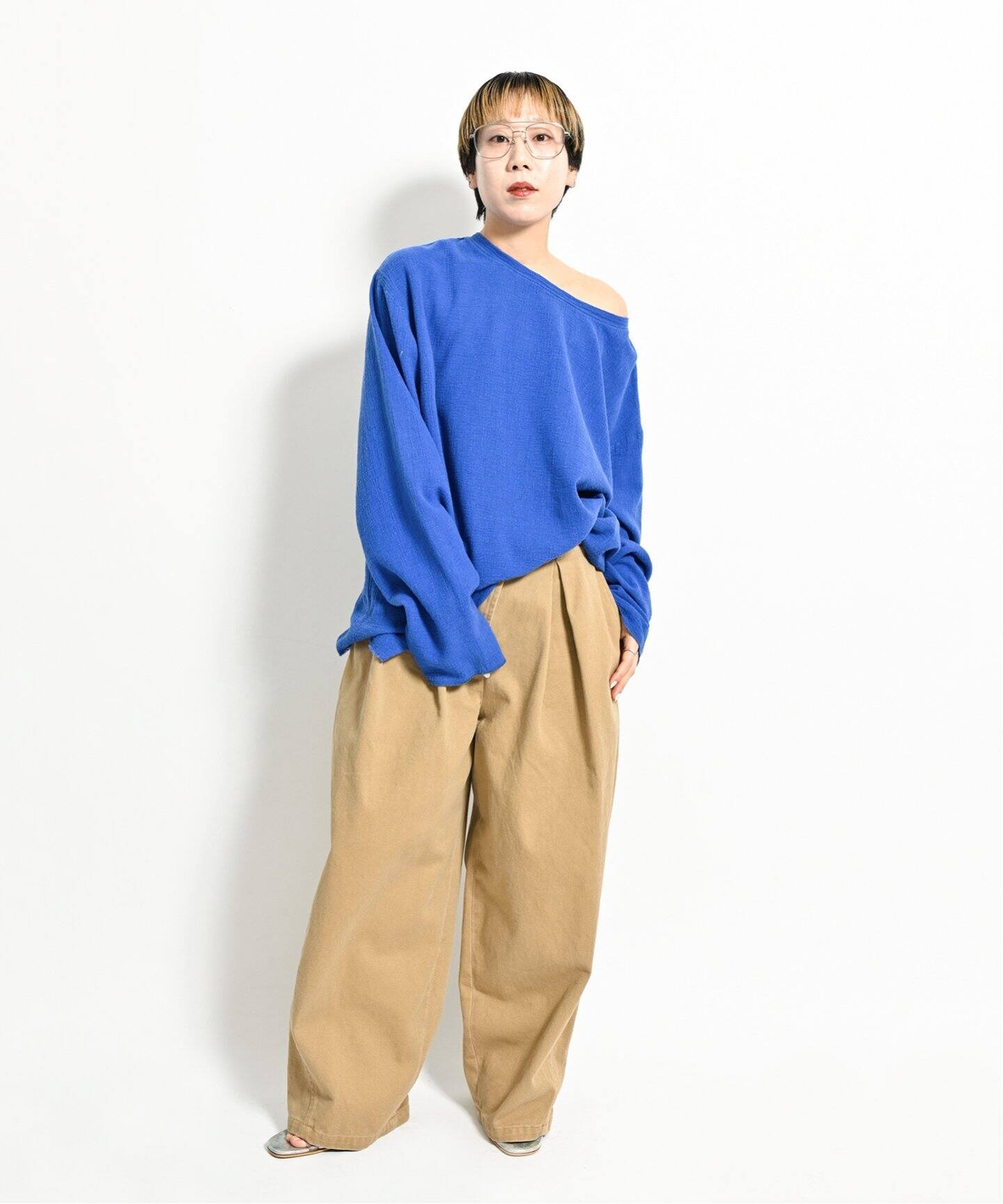 追加》ASA/C BIO WASH PULLOVER 3：ブラウス（シャツ／ブラウス 