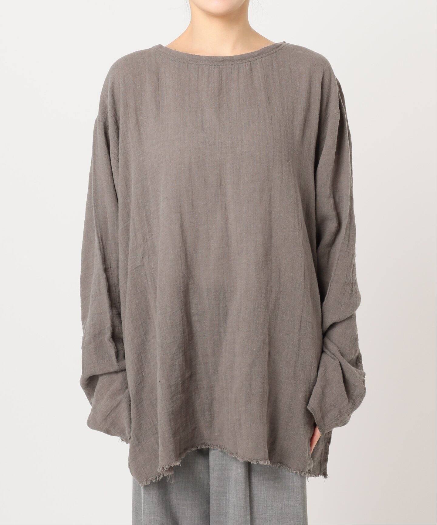 追加》ASA/C BIO WASH PULLOVER 3：ブラウス（シャツ／ブラウス