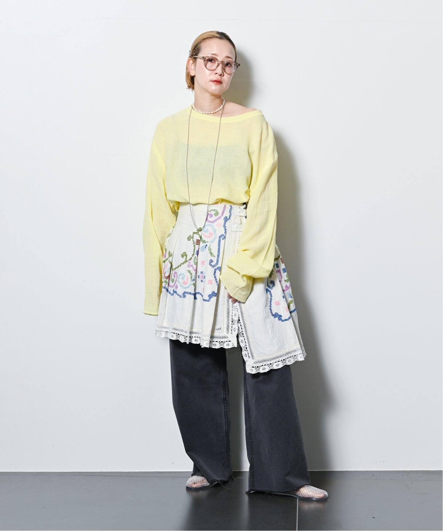 タイムセール♪CITYSHOP♥新品♥BIO WASH PULLOVER 追加》ASA/C BIO WASH PULLOVER 3：ブラウス（シャツ／ブラウス