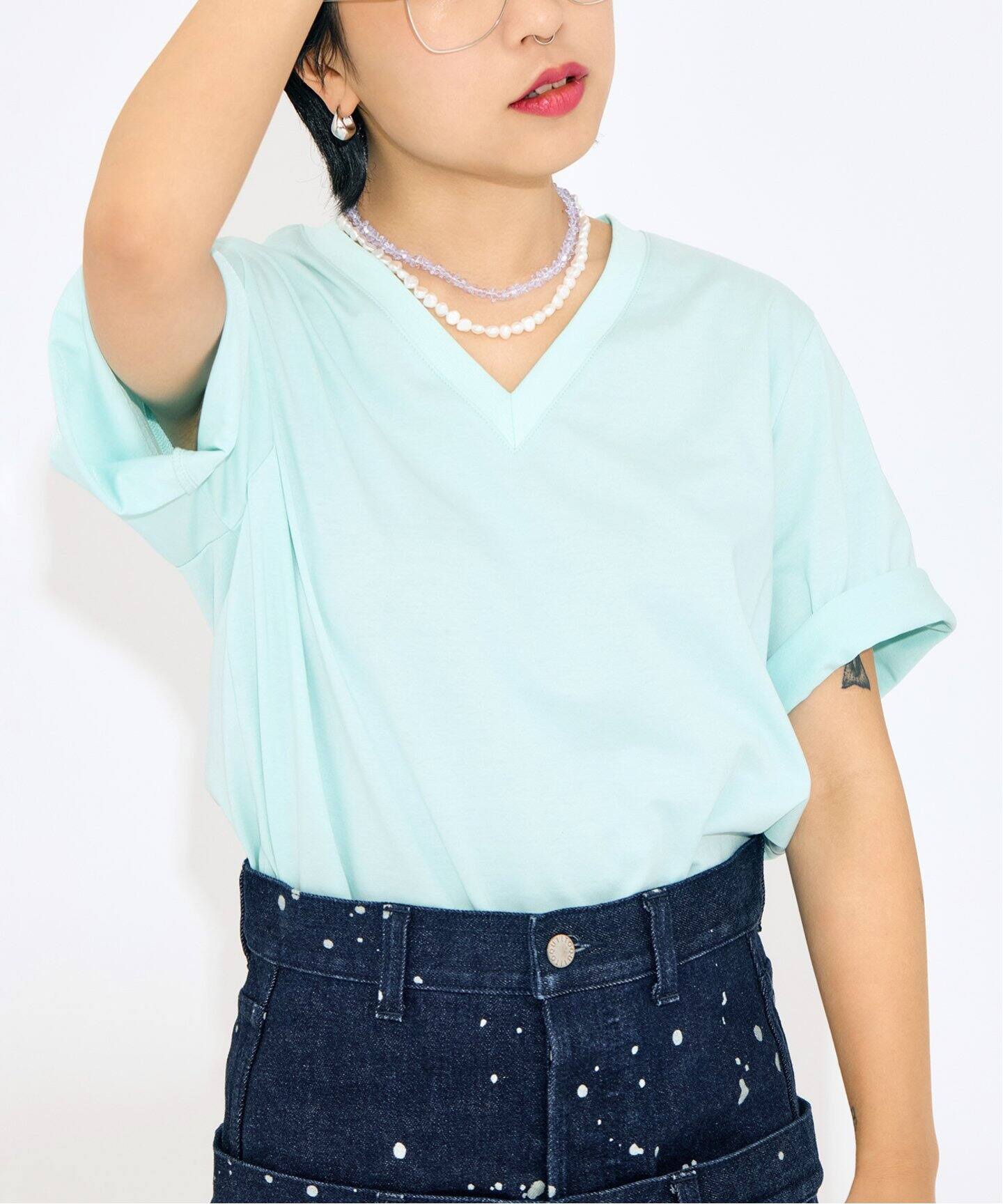 V NECK Tシャツ（Tシャツ／カットソー）｜CITYSHOP（シティ