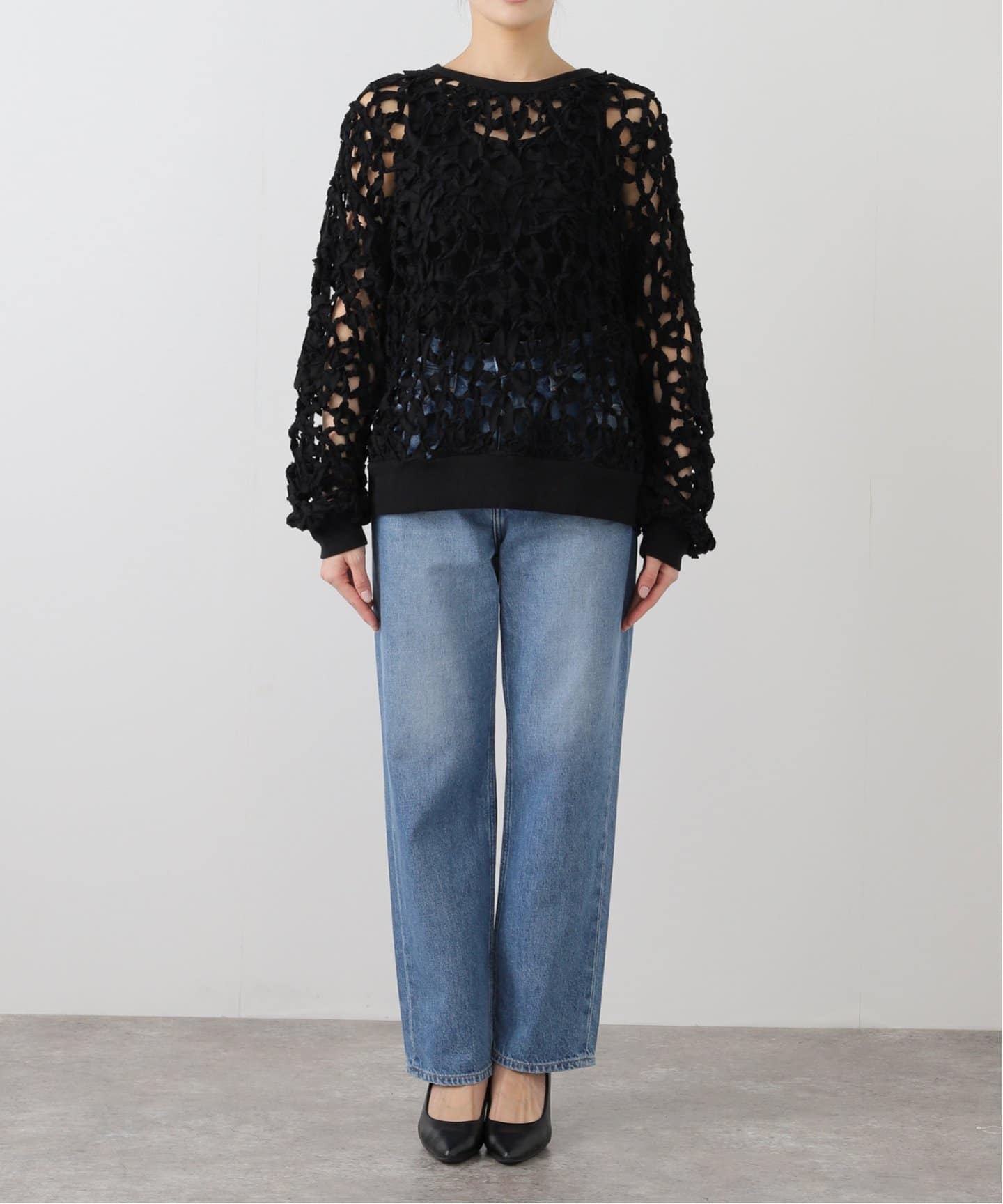 CITYSHOP - CITYSHOP MESH MIX PULLOVER メッシュ　カットソー CITYSHOP（シティーショップ）の「MESH MIX PULLOVER：シャツ