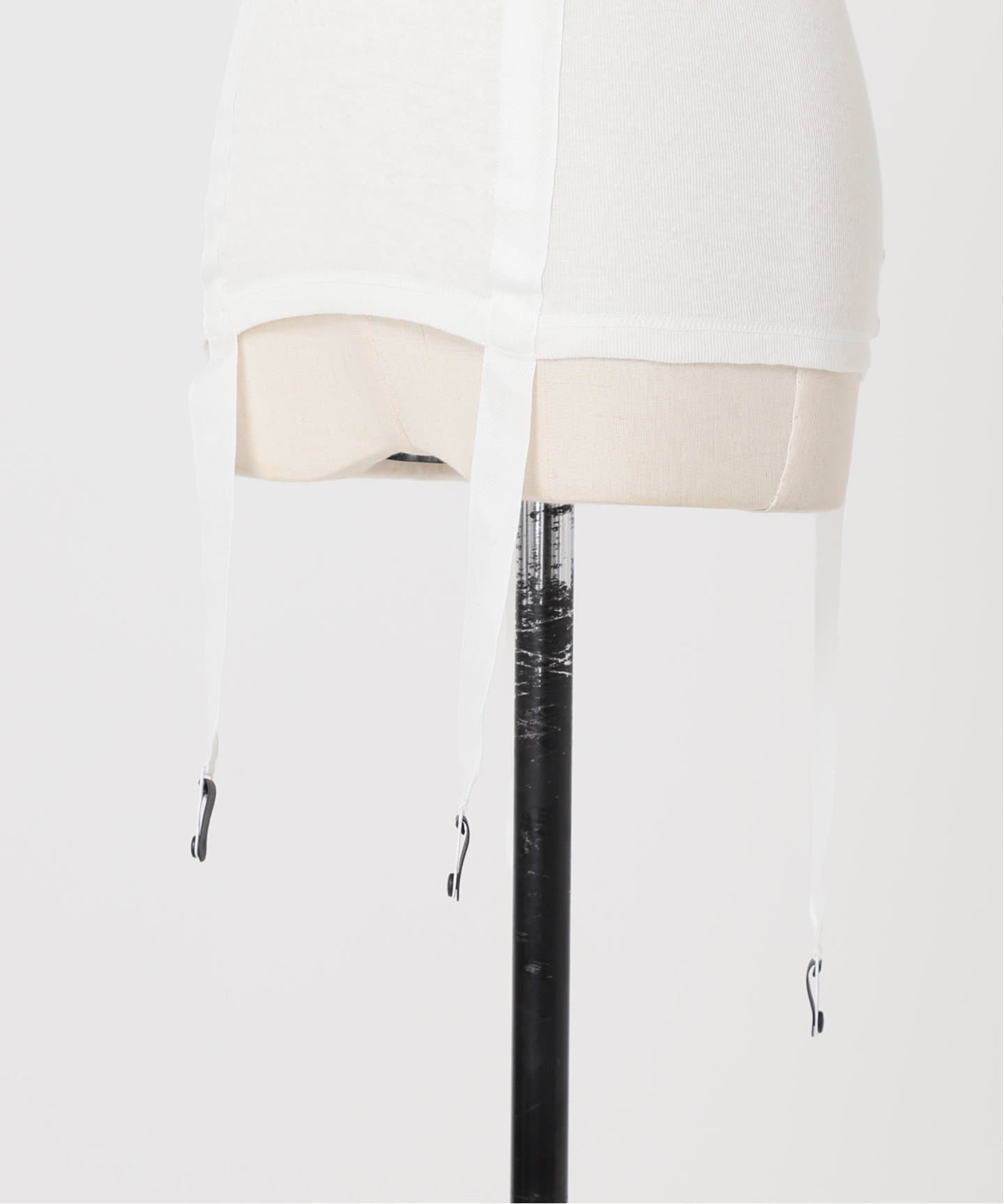 OVERNEATH：GARTER TANK TOP - LIGHT BROWN - ORANN ONLINE SHOP