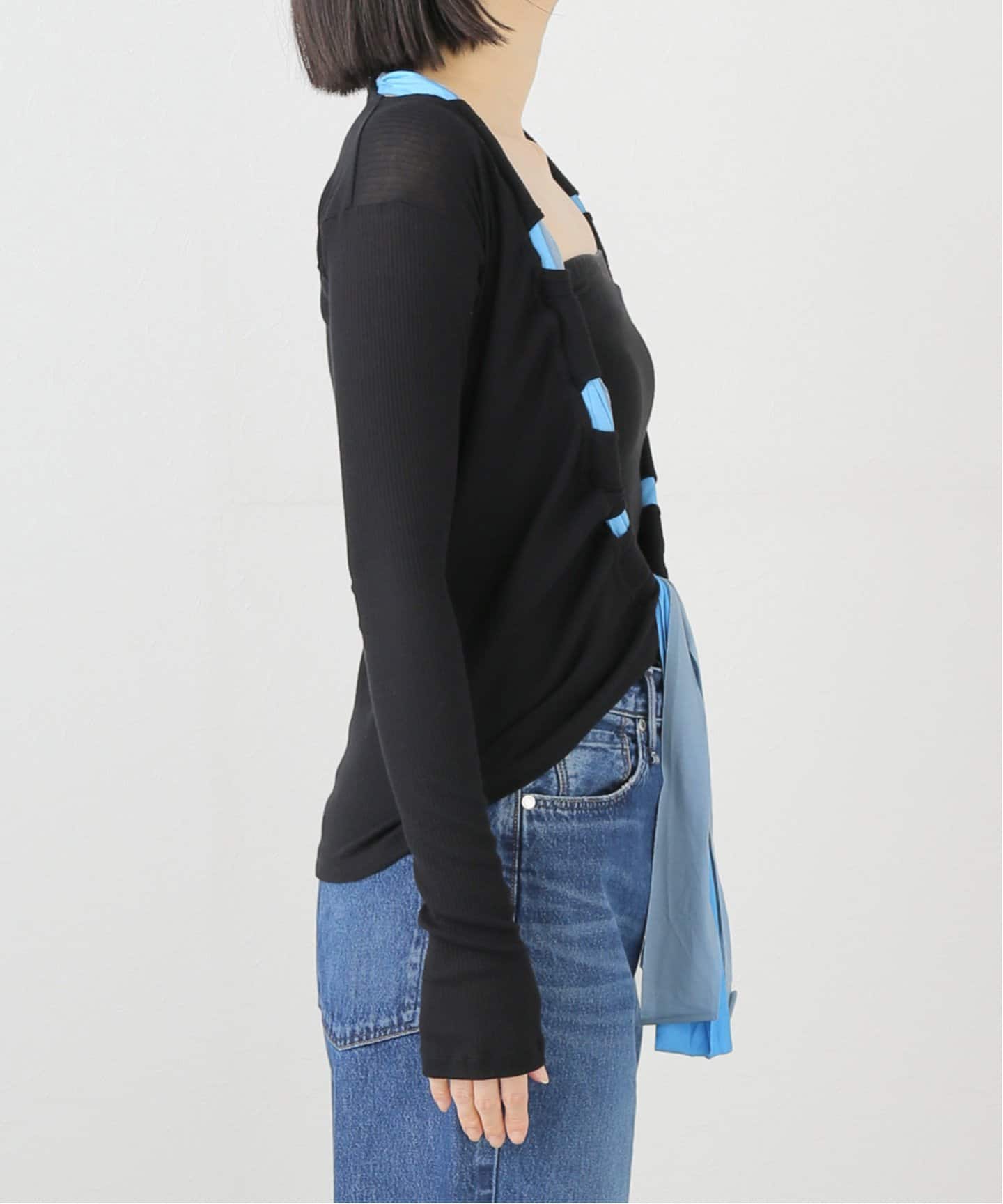 カーディガン BASERANGE CIRC CARDIGAN TOCC-RB-SP25：カーディガン レディース BASERANGE CIRC CARDIGAN TOCC-RB-SP25：カーディガン