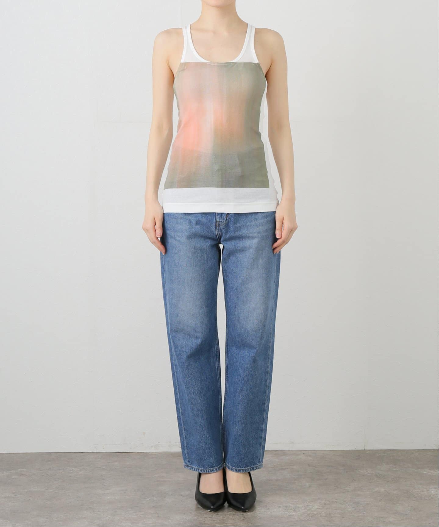 TANAKA TANK TOP ST-141 PR：タンクトップ（Tシャツ／カットソー