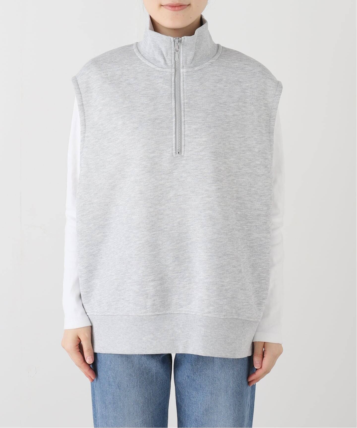 DAIWA PIER 39 TECH- SWEAT ZIP VEST PULLOVER BE-55025WL：スウェット