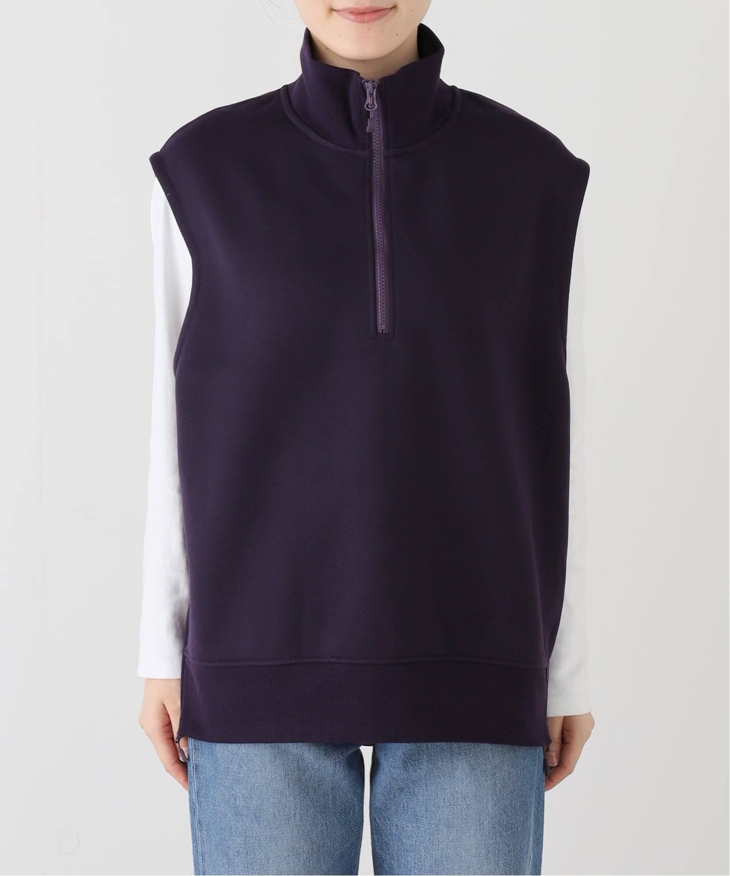 DAIWA PIER 39 TECH- SWEAT ZIP VEST PULLOVER BE-55025WL