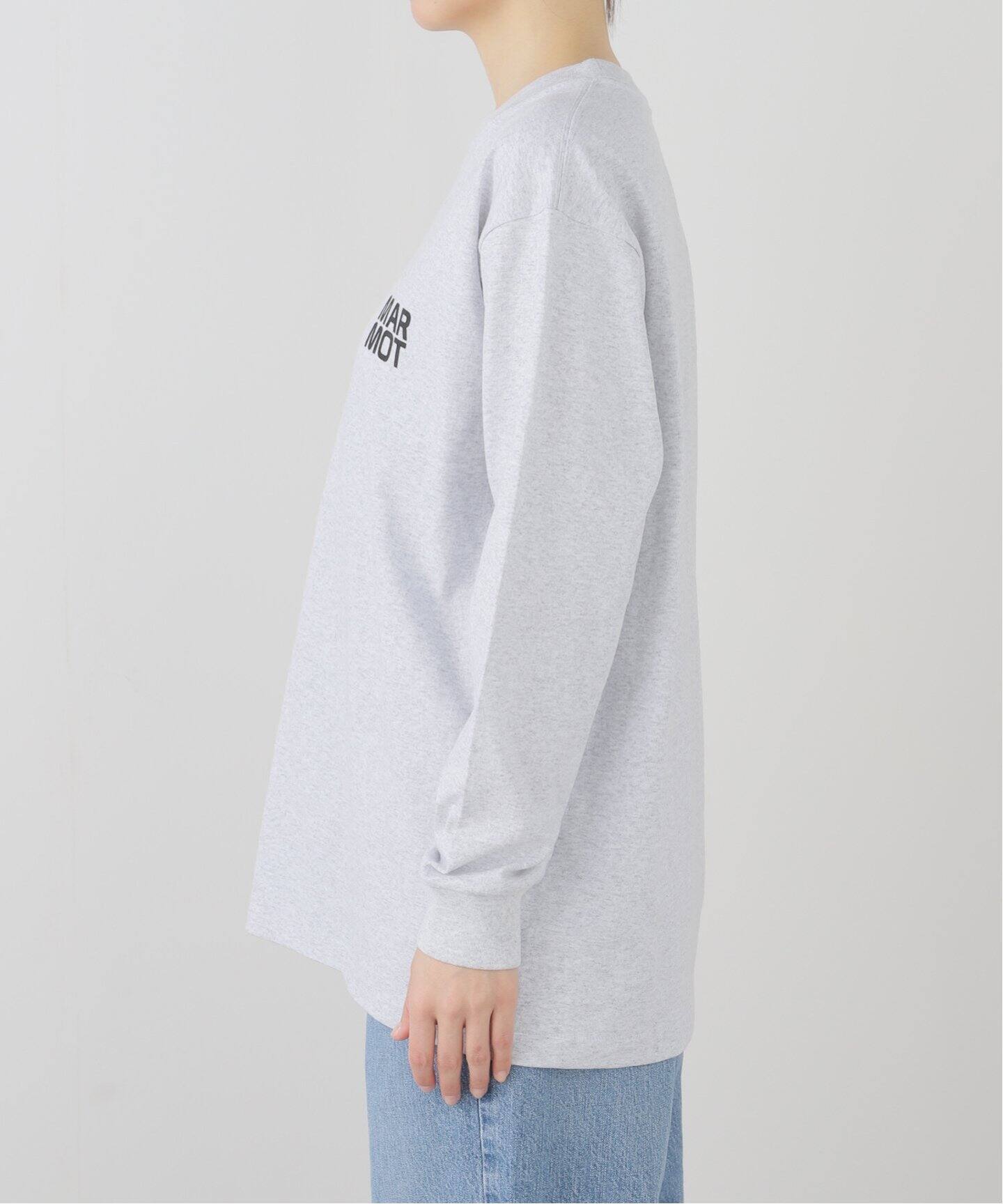 MARMOT CAPITAL LOGO LS 25SS-L1-02-LG：Tシャツ（Tシャツ