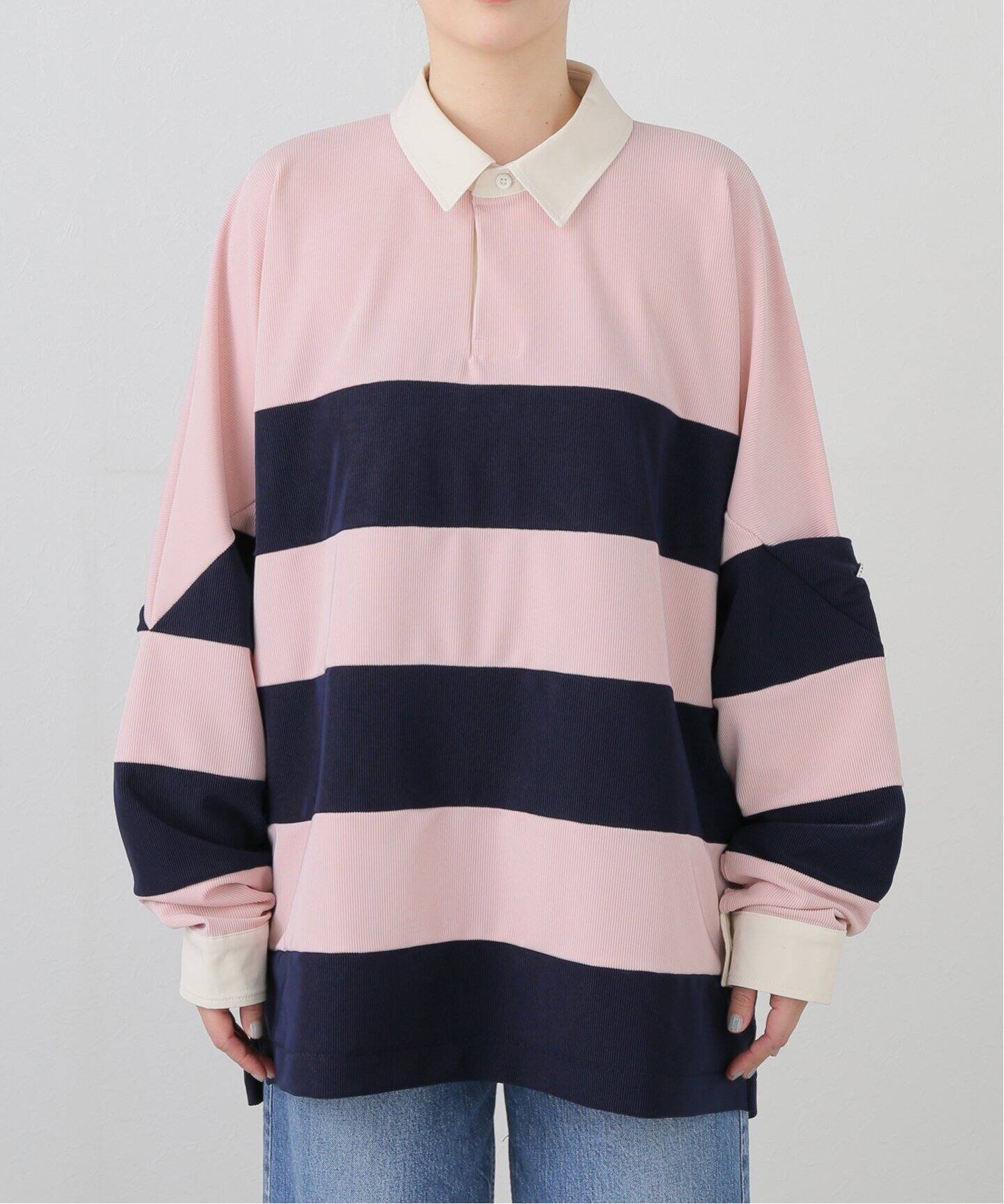 TOGA PULLA TOO CODE PIQUE JERSEY SHIRT TZ251-JM924：カットソー（T 