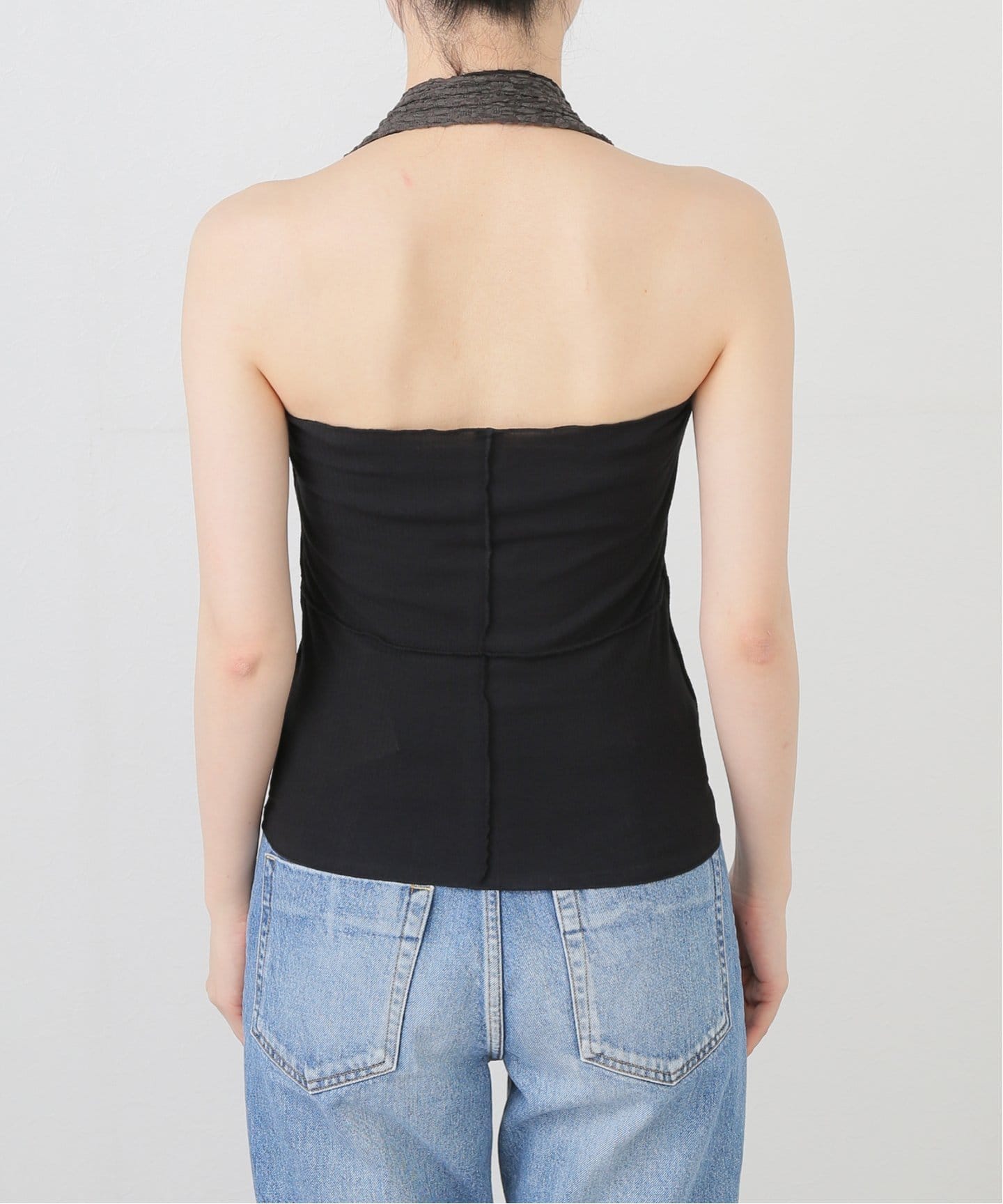 日本最大の BASERANGE NEHRU HALTER TOP TONT-LA-SU25：カットソー（Tシャツ トップス