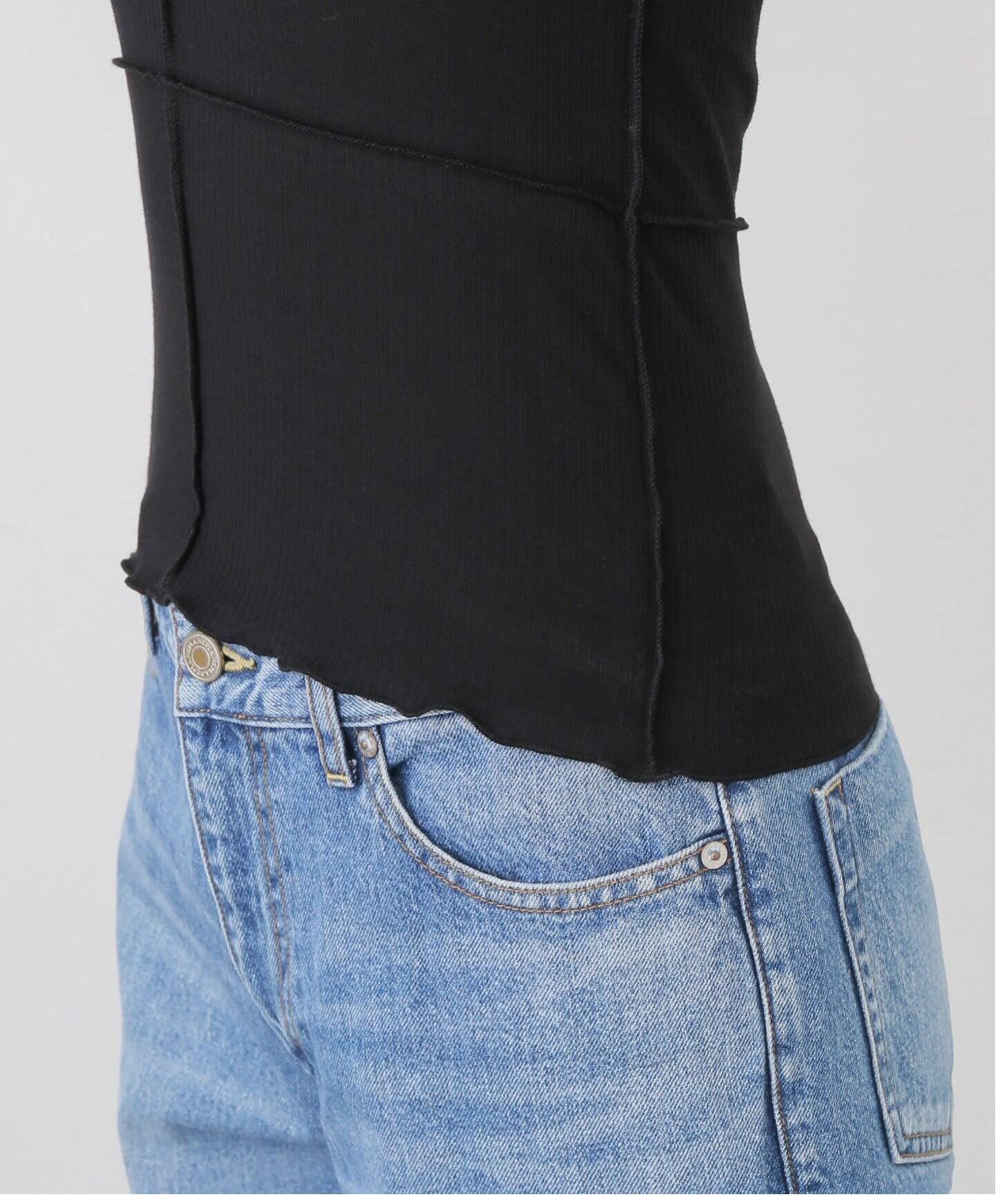 「数量限定 在庫処分セール」 BASERANGE NEHRU HALTER TOP TONT-LA-SU25：カットソー（Tシャツ トップス
