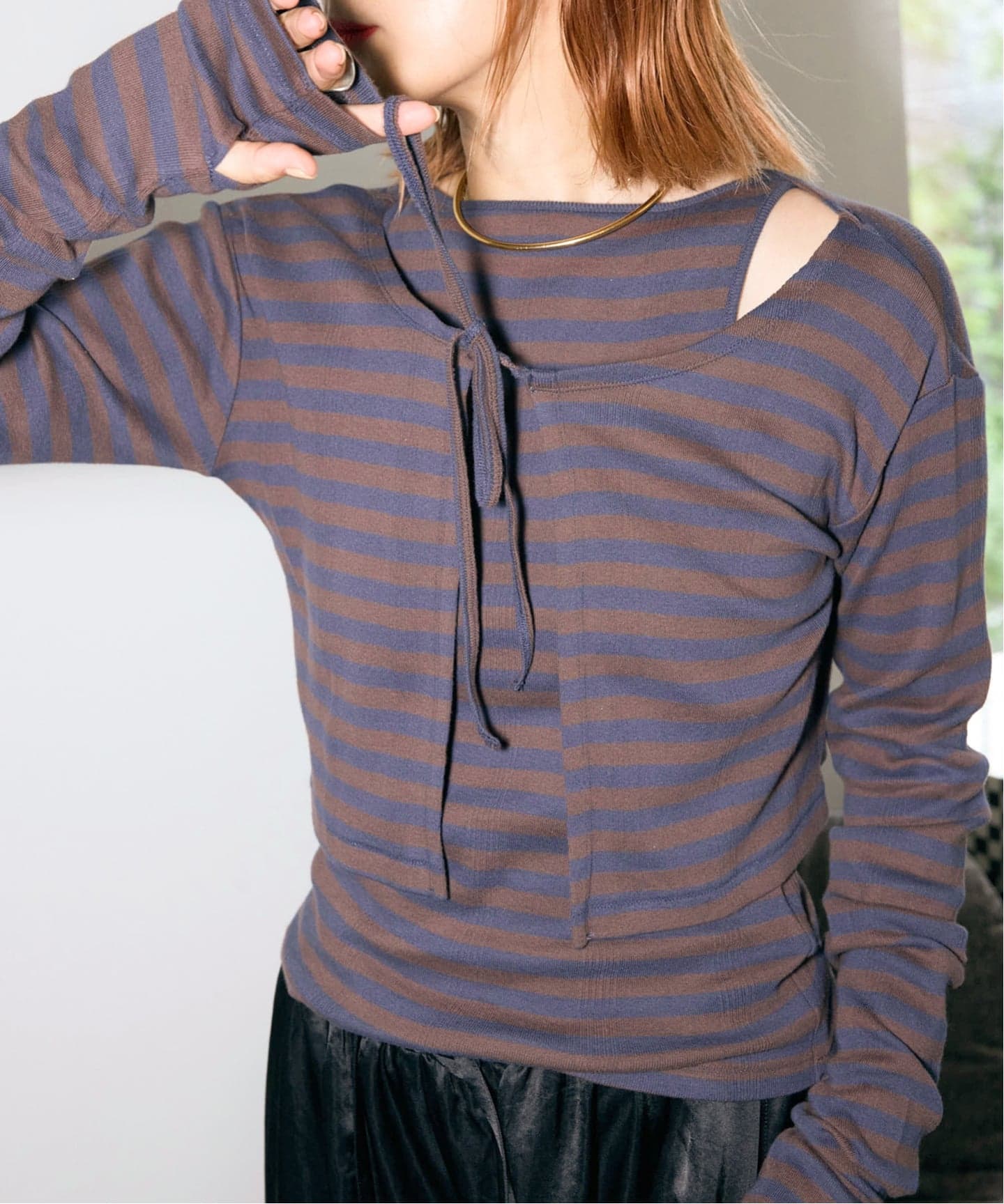 MILLER 別注 TWIN SET：カットソー（Tシャツ／カットソー