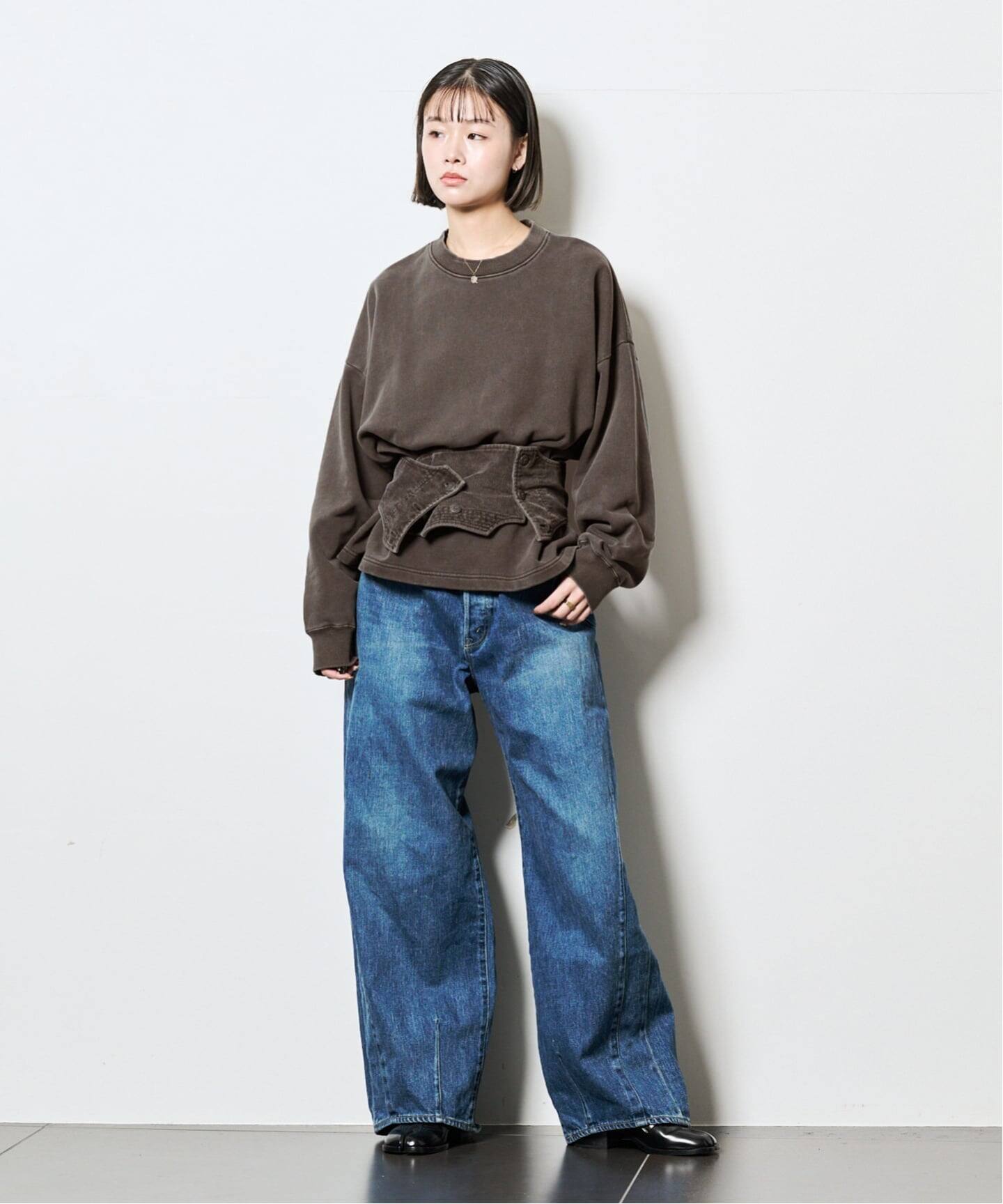 CITYSHOP 別注 フルーツオブザルーム Fruit of the loom 別注 Corset Sweat shirt：スウェット（スウェット