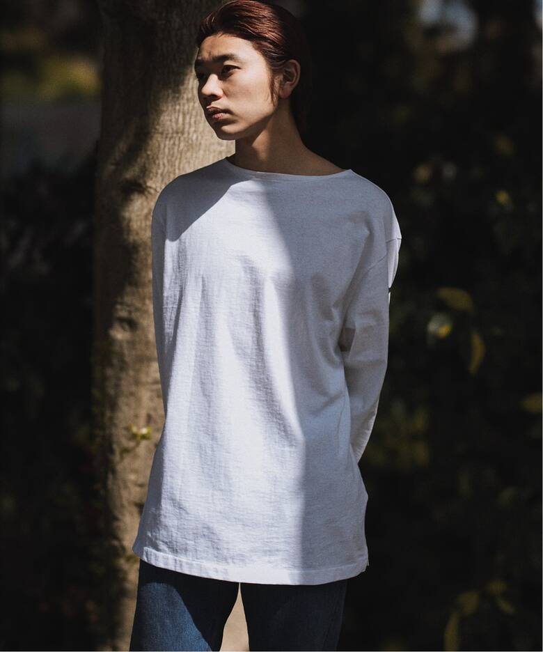 Le Minor / ルミノア】別注 無地 バスク シャツ（Tシャツ／カットソー 
