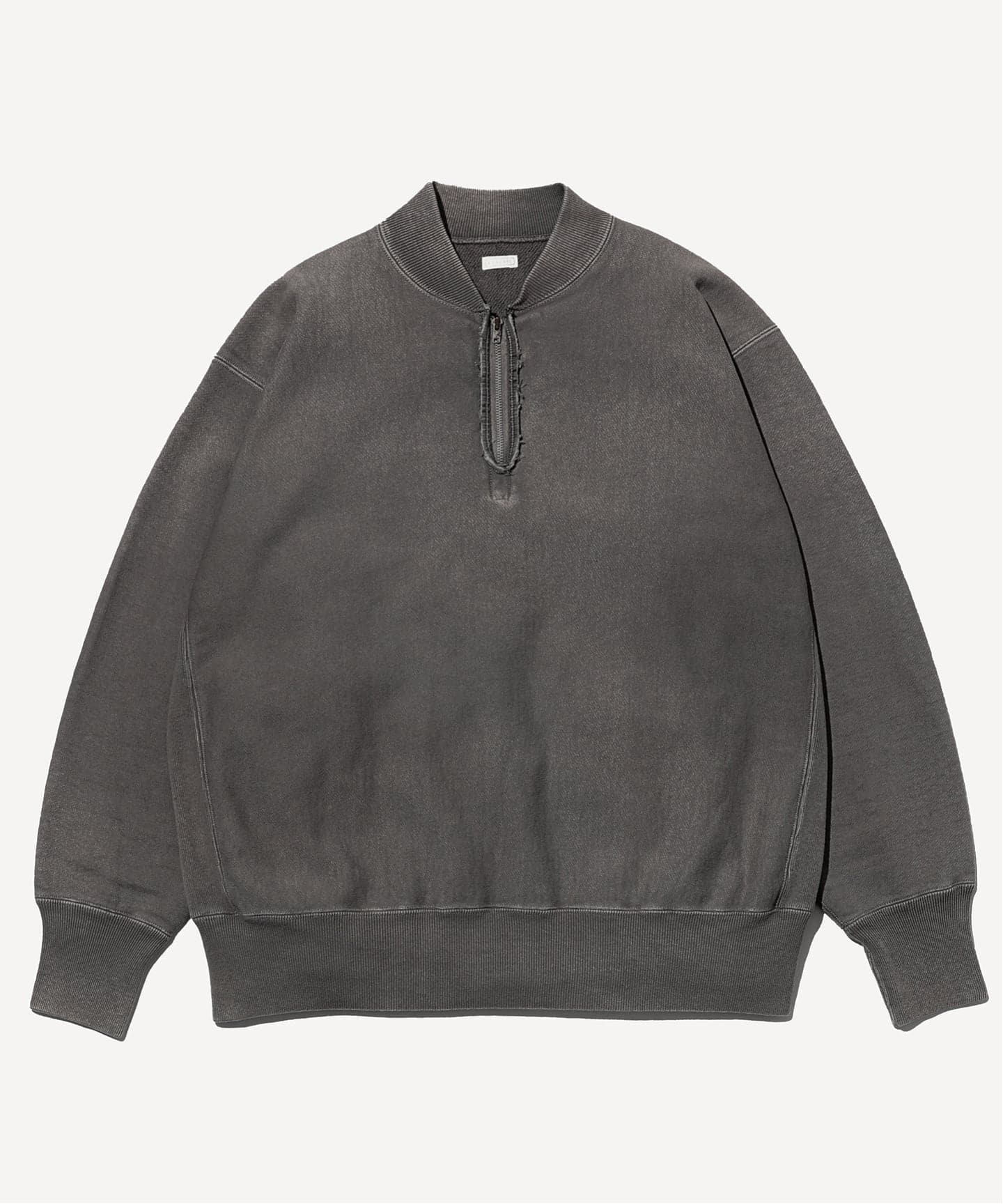 A.PRESSE/アプレッセ】 Vintage Half Zip Rib Collar Swe 25AAP