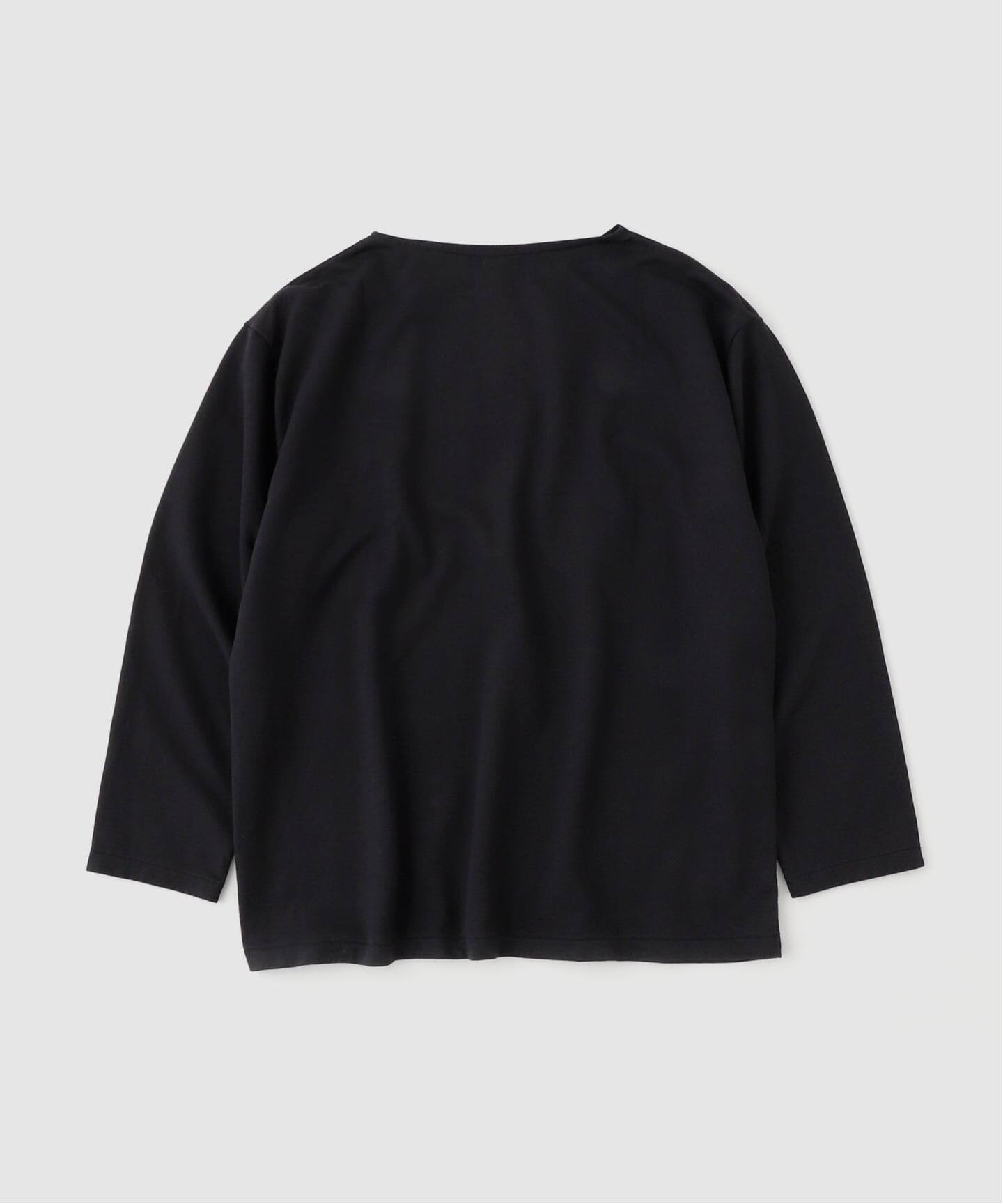 COMOLI コモリ ボートネックポケットロングスリーブ Tシャツ COMOLI コモリ ボートネックポケットロングスリーブ Tシャツ