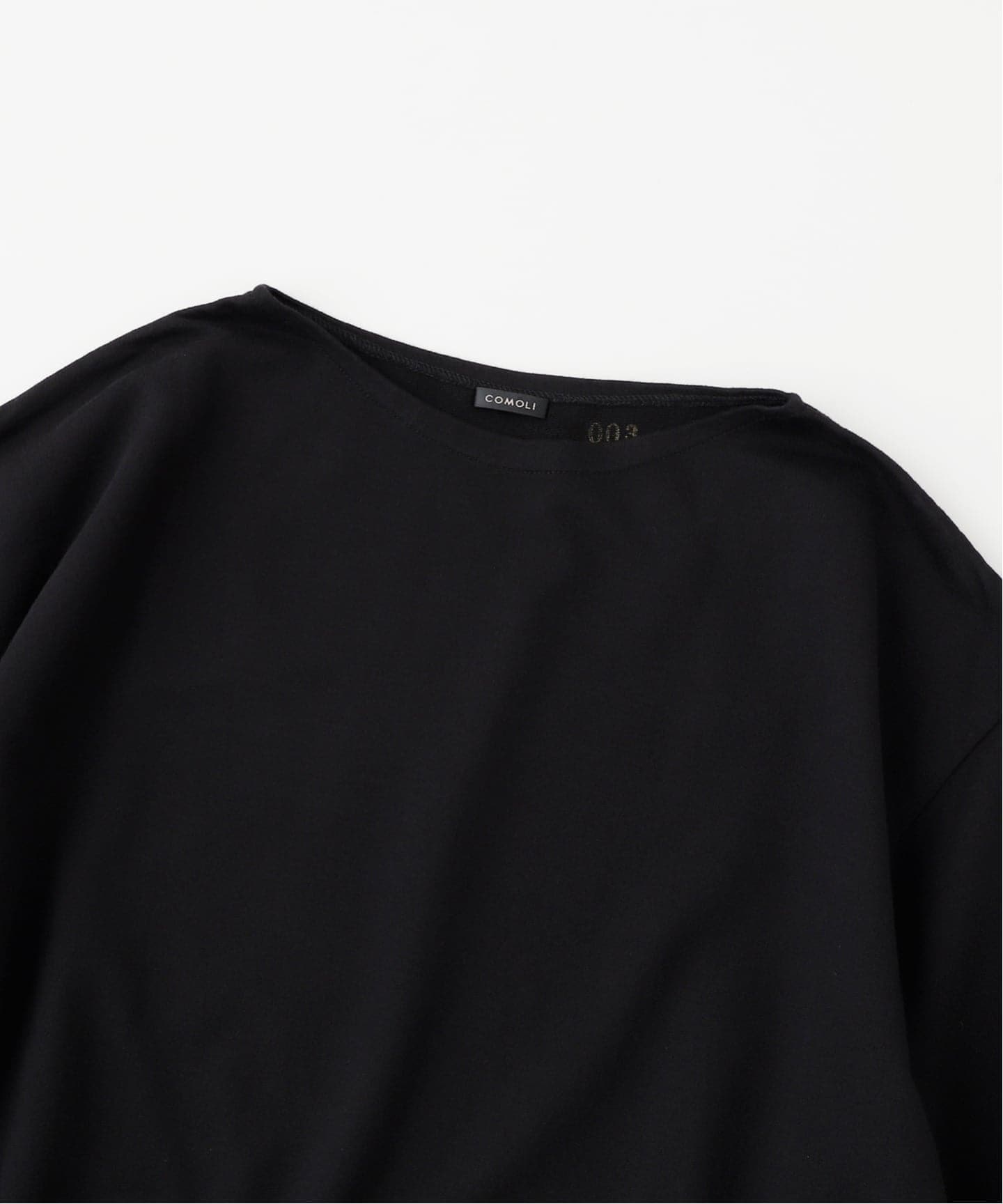 COMOLI / コモリ】コットン ボートネック C03-050 16（Tシャツ