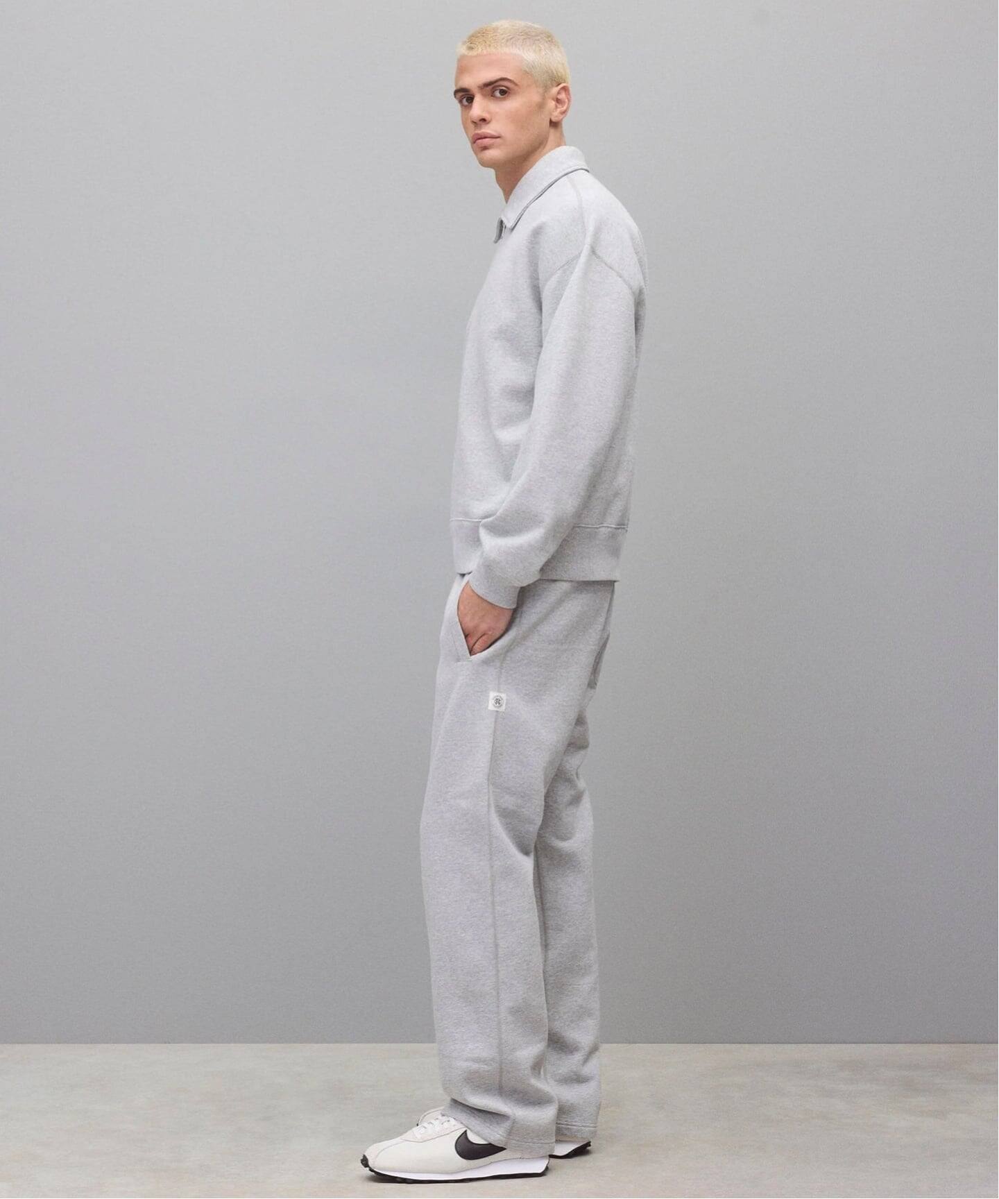 BRUSHED FLEECE HALF ZIP RELAXED SWEATSHIRT RC-3561（スウェット