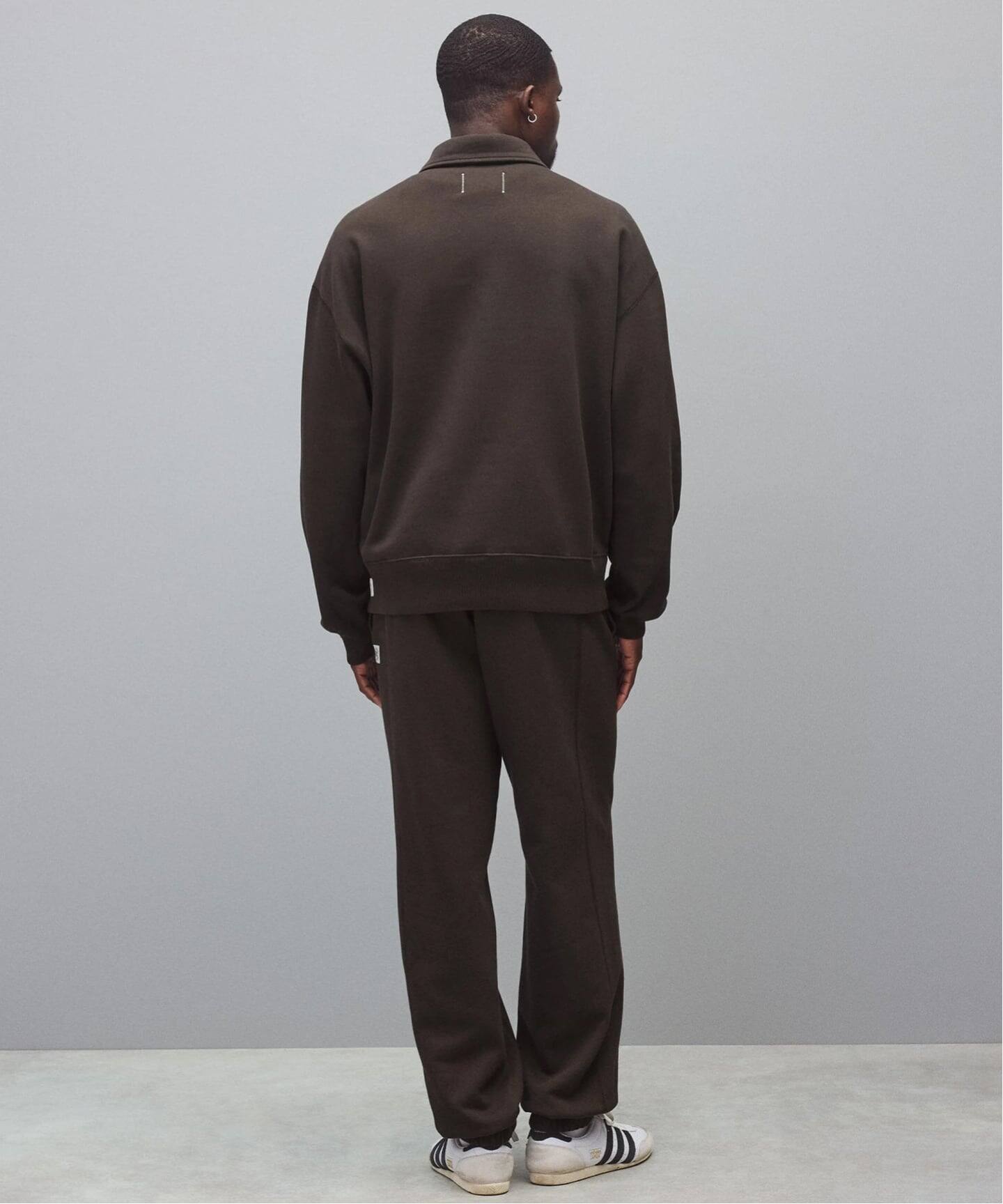 BRUSHED FLEECE HALF ZIP RELAXED SWEATSHIRT RC-3561（スウェット