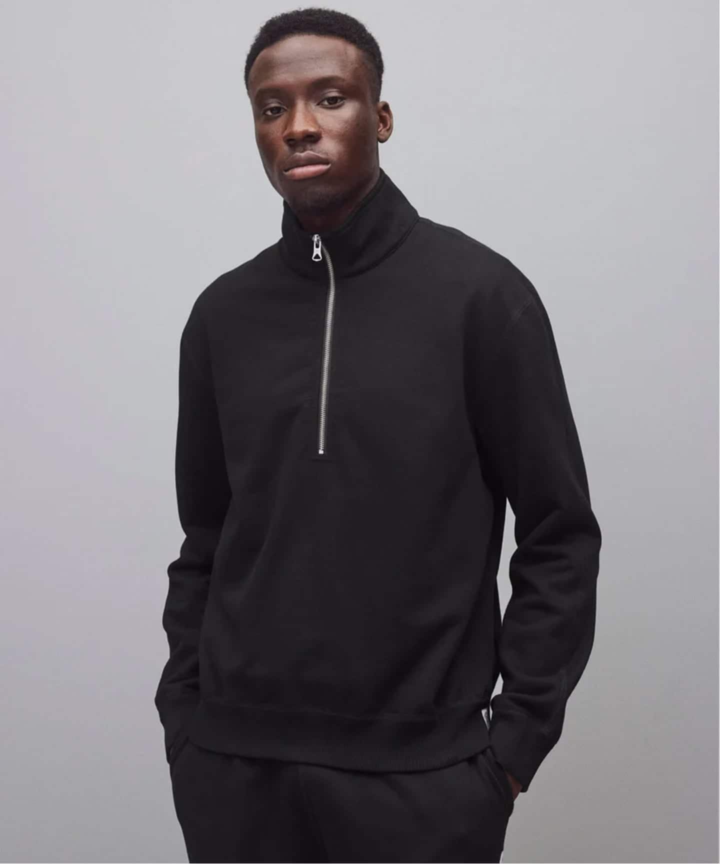 MIDWEIGHT TERRY STANDARD HALF ZIP SWEATS RC-3508（スウェット