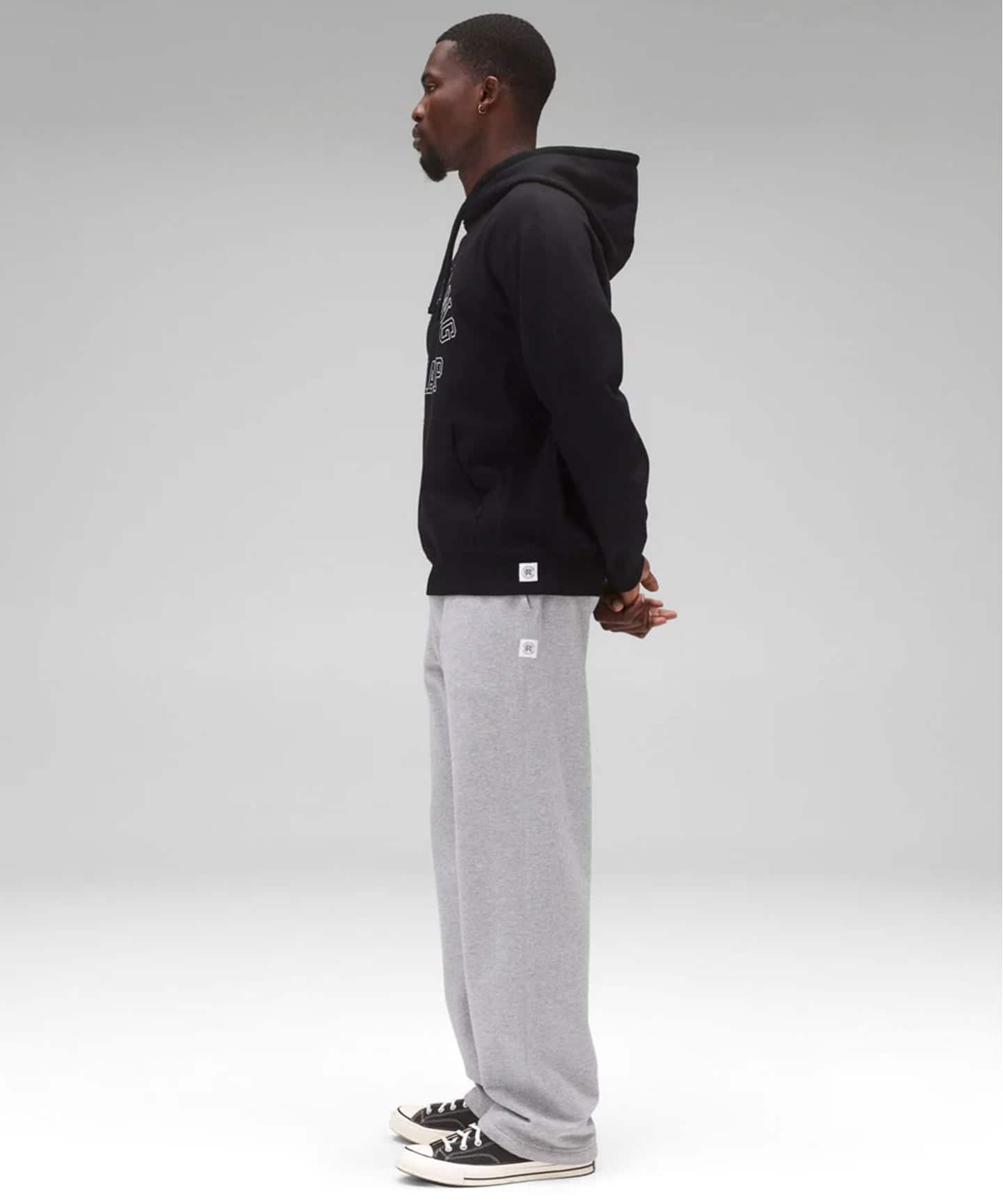MIDWEIGHT TERRY ARCH LOGO STANDARD HOODIE（パーカー）｜REIGNING