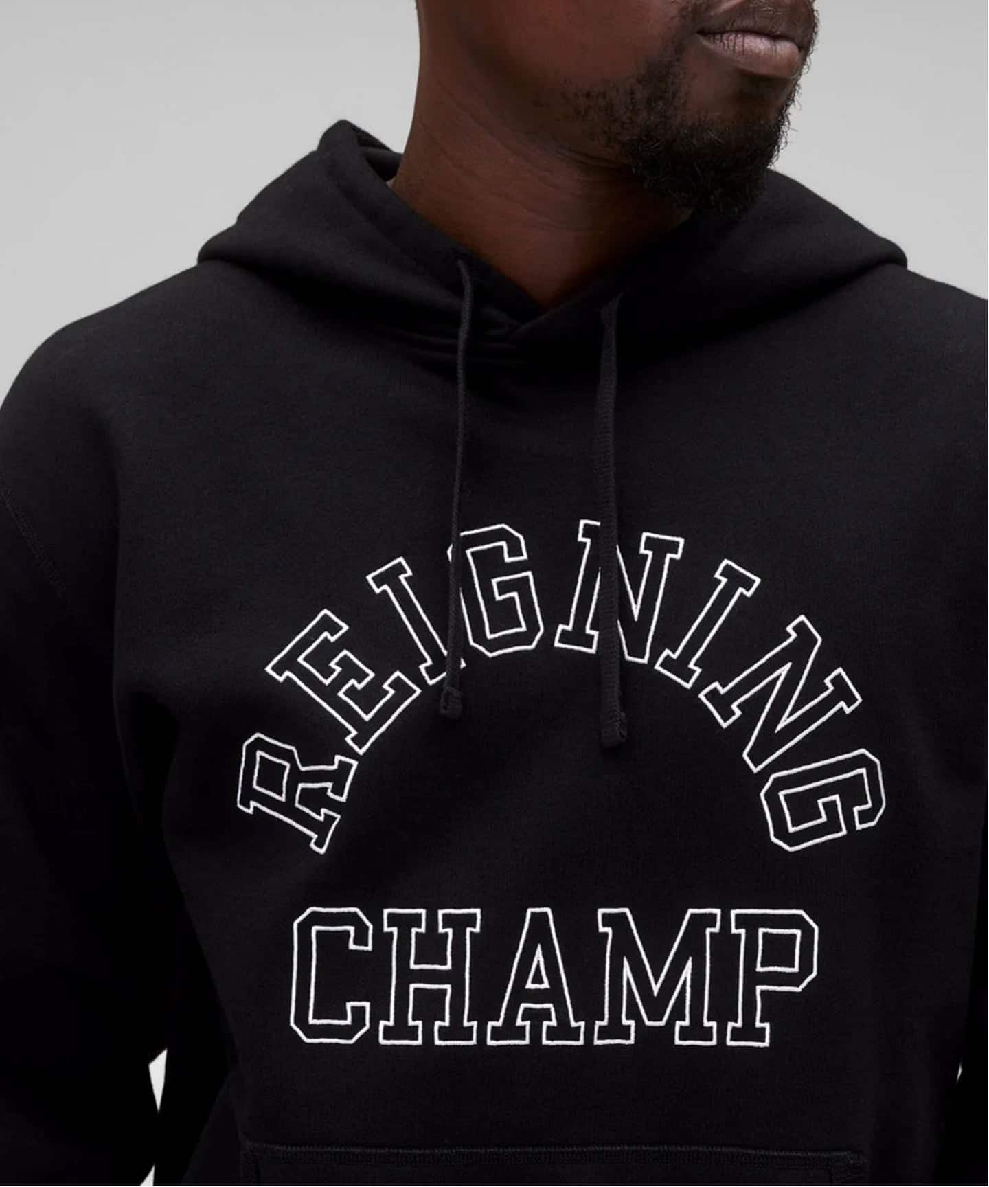 MIDWEIGHT TERRY ARCH LOGO STANDARD HOODIE（パーカー）｜REIGNING