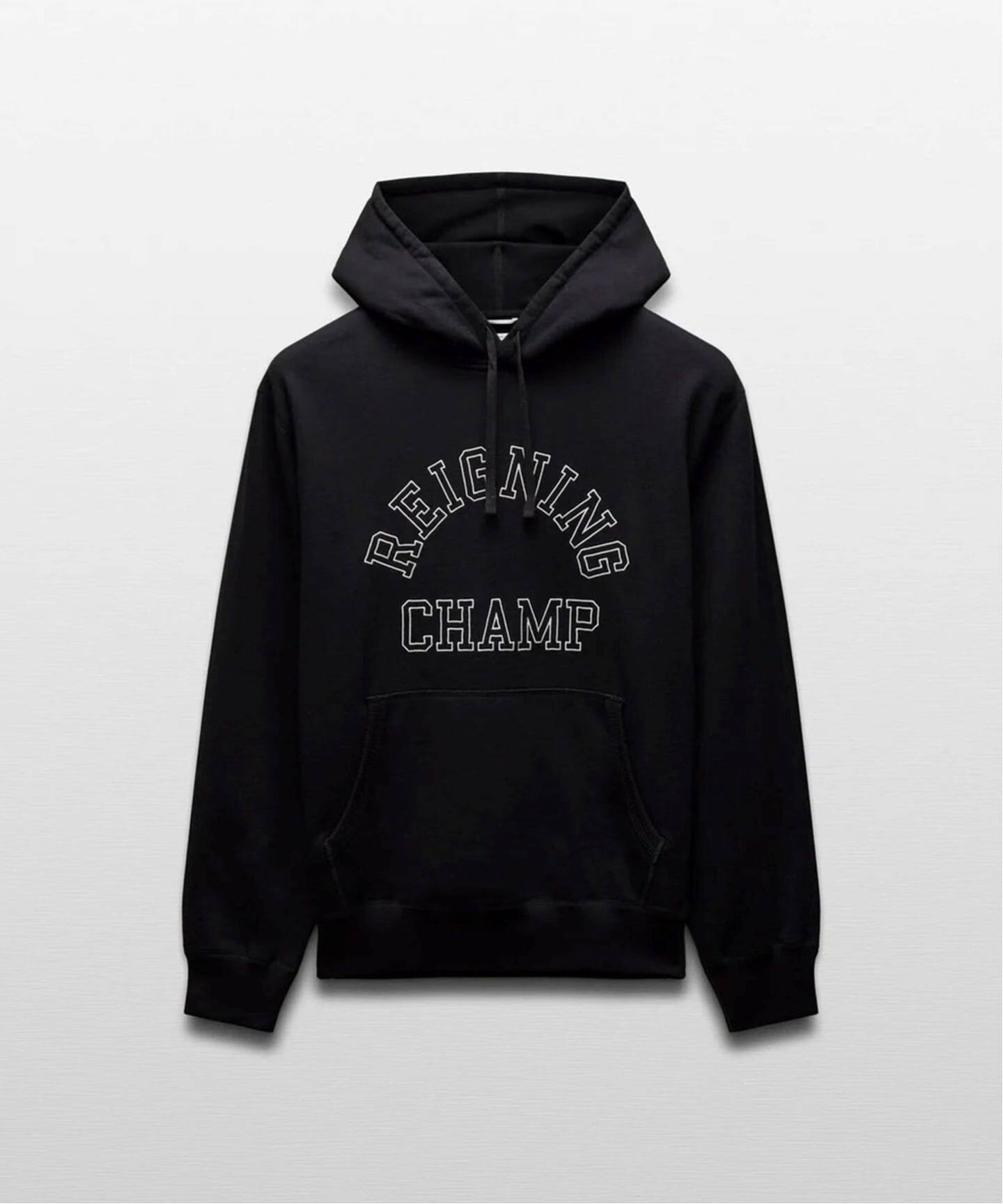 REIGNING CHAMP Lightweight Terry パーカー M MIDWEIGHT TERRY ARCH LOGO STANDARD HOODIE（パーカー）｜REIGNING