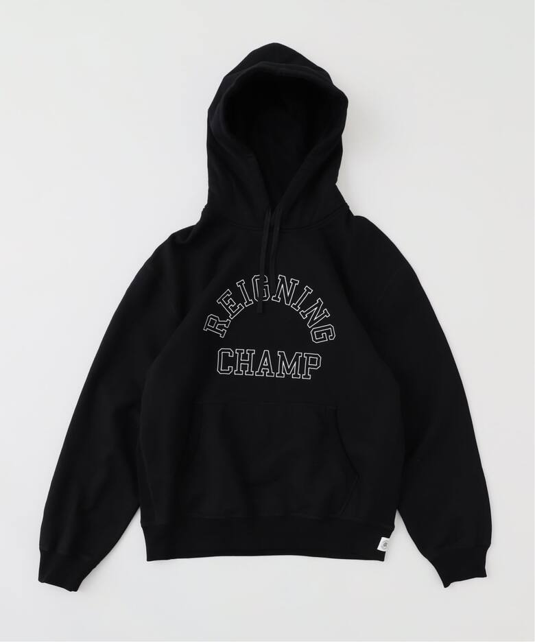 MIDWEIGHT TERRY ARCH LOGO STANDARD HOODIE（パーカー）｜REIGNING 