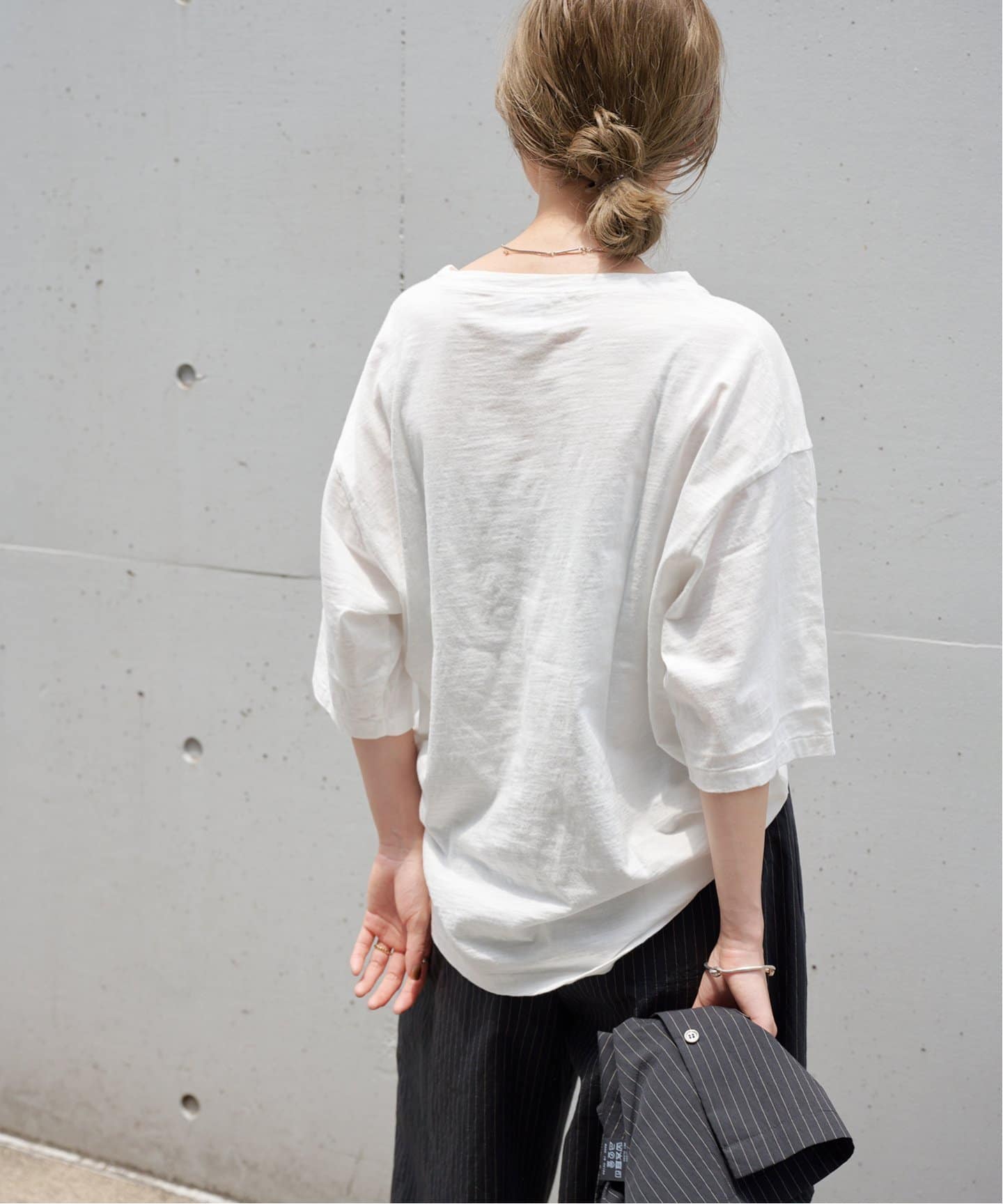 スラブテンジクハーフスリーブ TEE セットアップ対応（Tシャツ