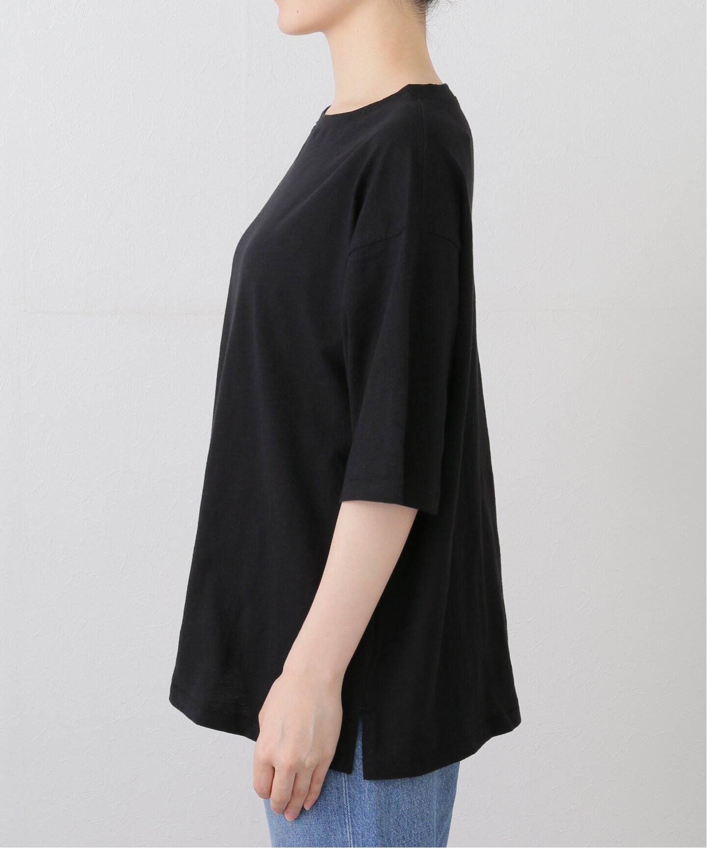 スラブテンジクハーフスリーブ TEE セットアップ対応（Tシャツ
