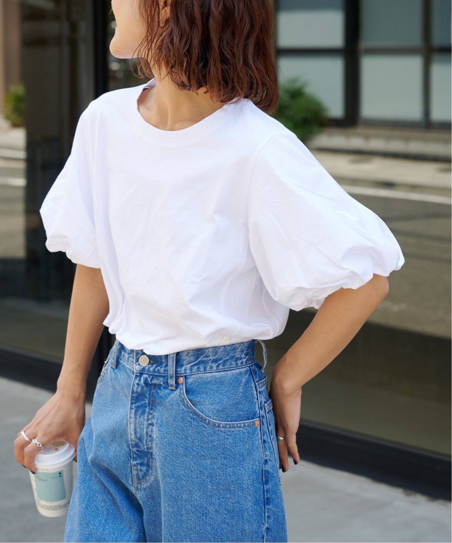 バルーンスリーブ プルオーバー（Tシャツ／カットソー
