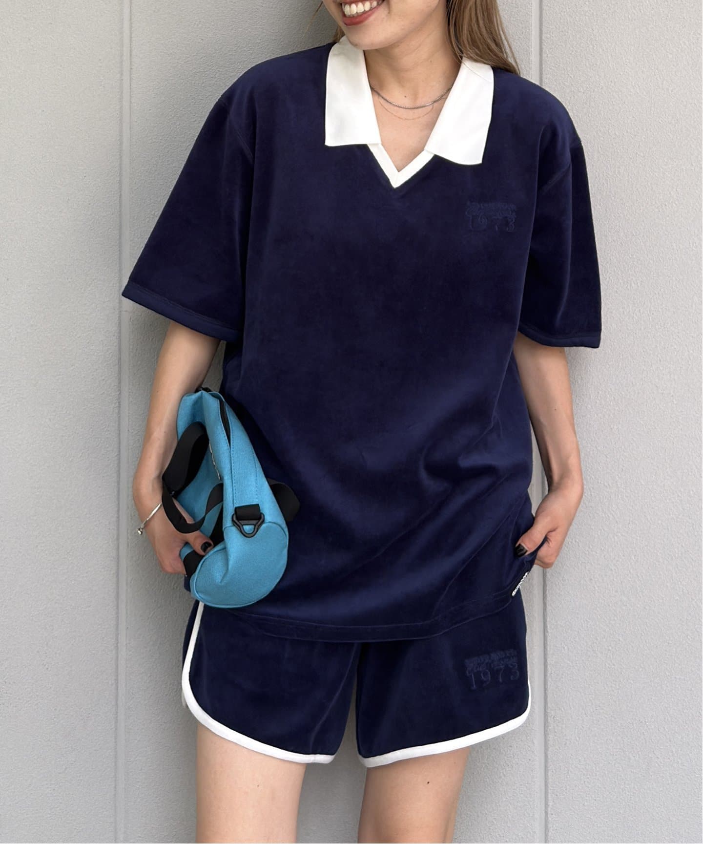 ベロアスキッパーポロシャツ（Tシャツ／カットソー）｜OUTDOOR