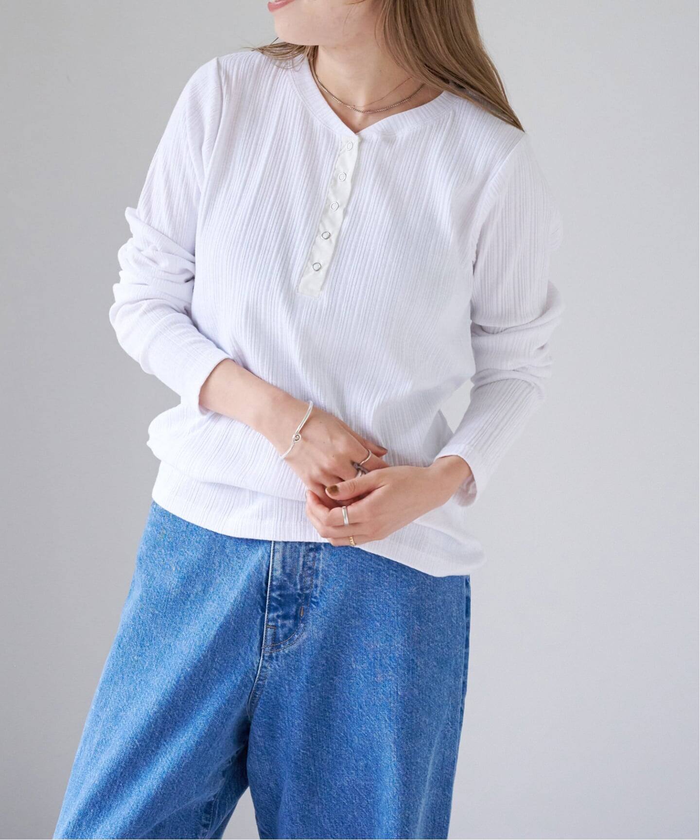 リブヘンリーネックTEE（Tシャツ／カットソー）｜OUTDOOR PRODUCTS
