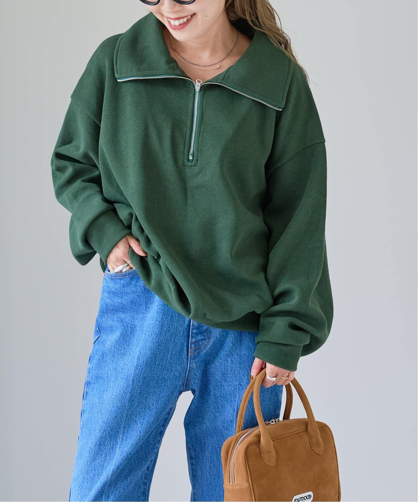 アゼニットライクハーフZIPプルオーバー（スウェット）｜OUTDOOR