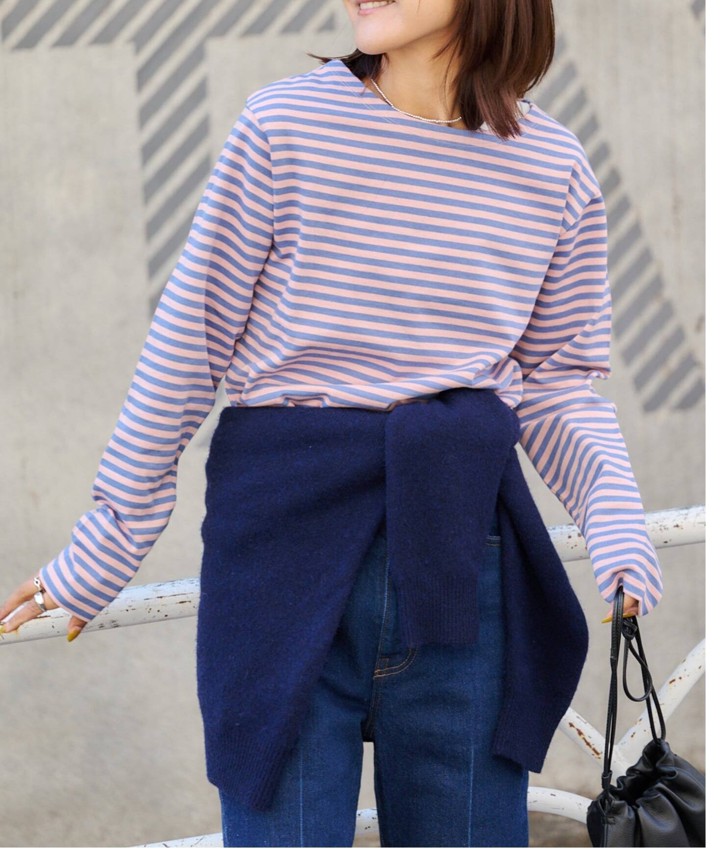 ミリタリーボーダーカットソー（Tシャツ／カットソー）｜OUTDOOR