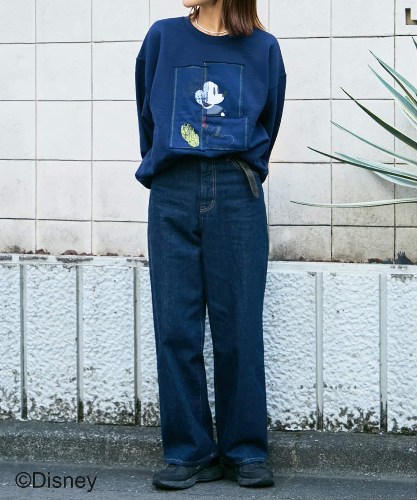 WIFFLE 別注PatchWork Mickey（スウェット）｜OUTDOOR PRODUCTS