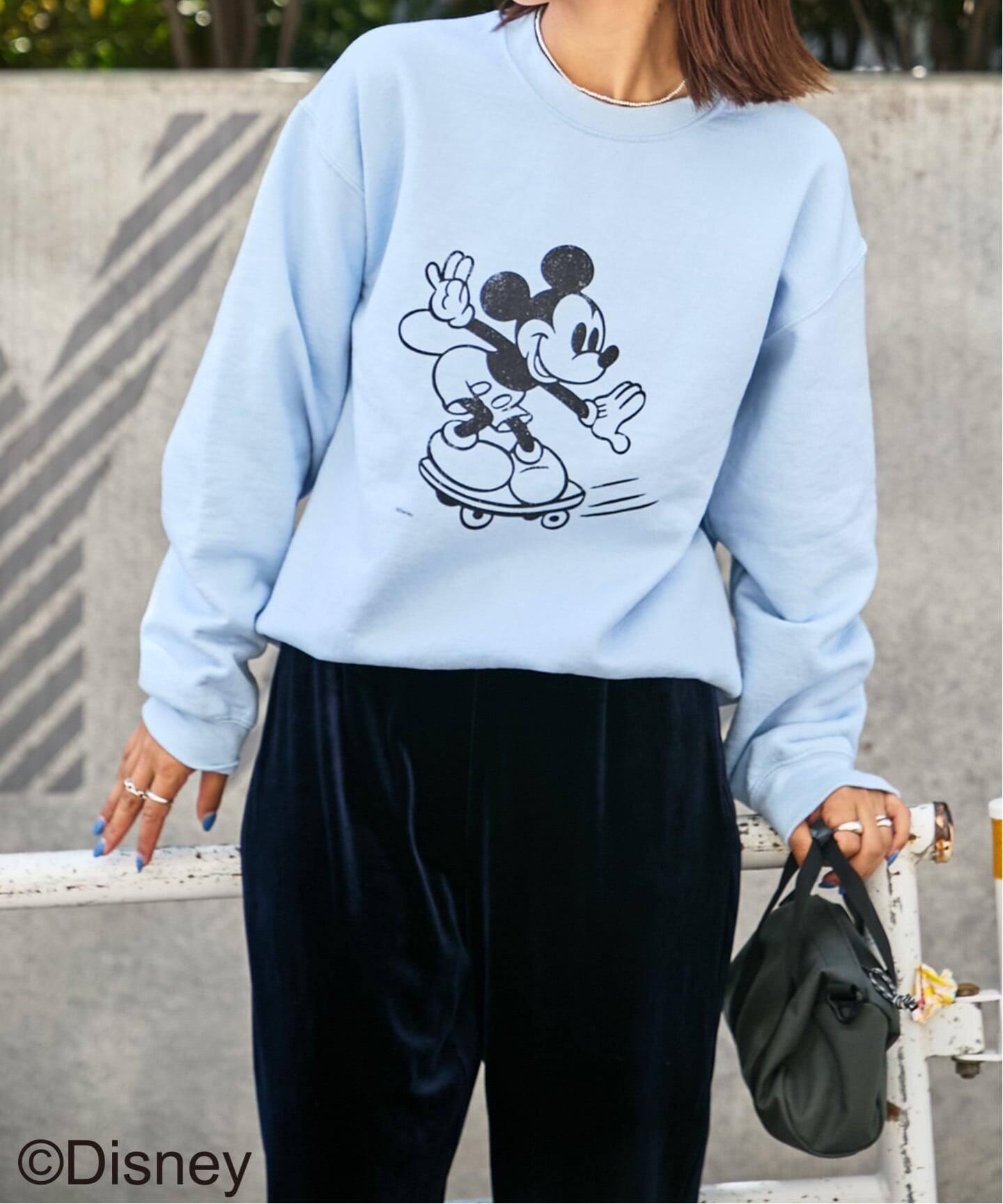 WIFFLE 別注 SkateBoard Mickey（スウェット）｜OUTDOOR PRODUCTS