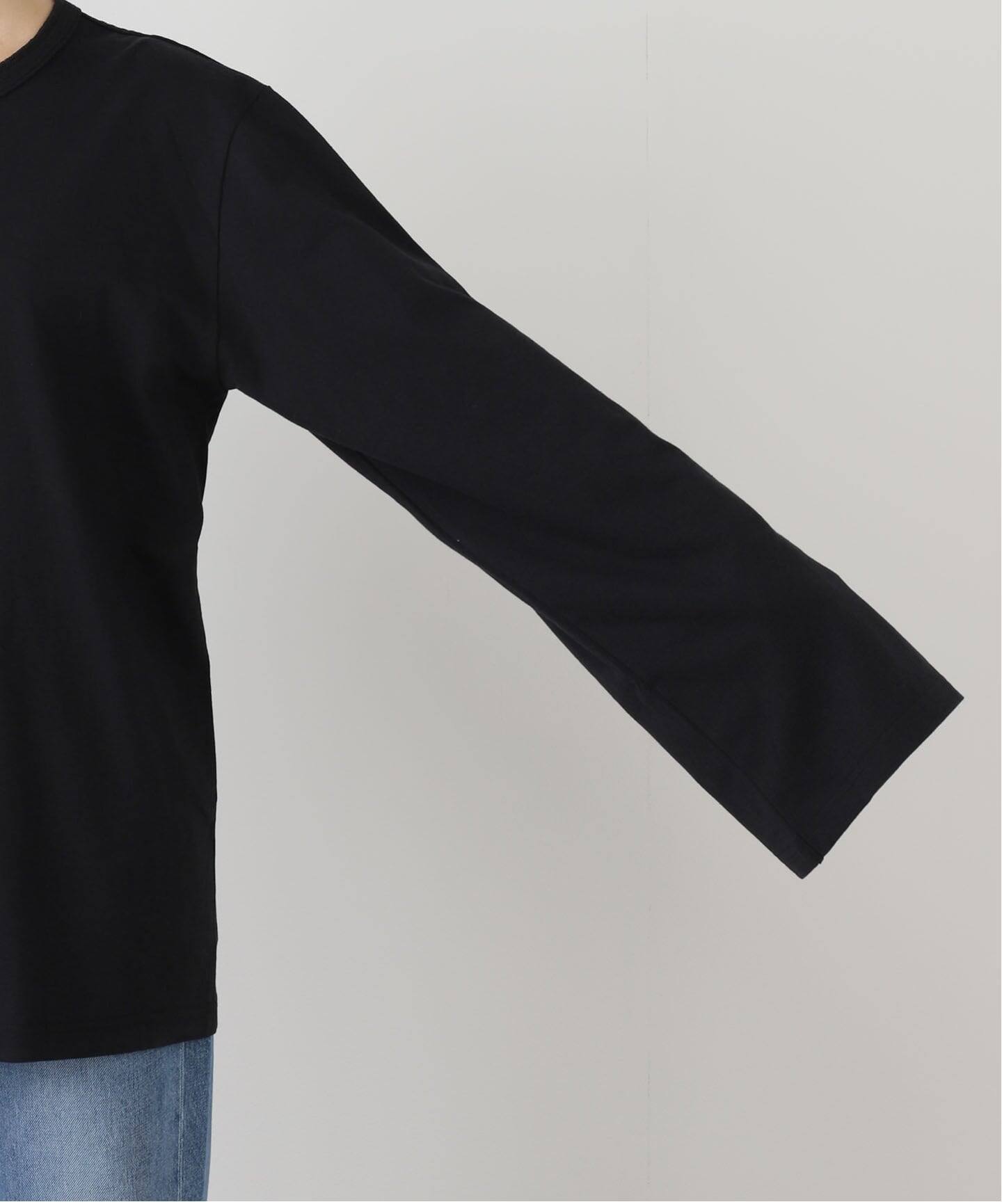 Hanes originalsヘンリーネックロングスリーブTシャツ by THE DODO