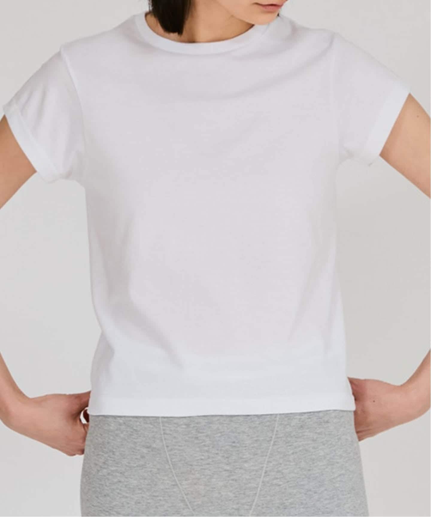 Hanes 2P クルーネックショートスリーブ/ロングスリーブTシャツ