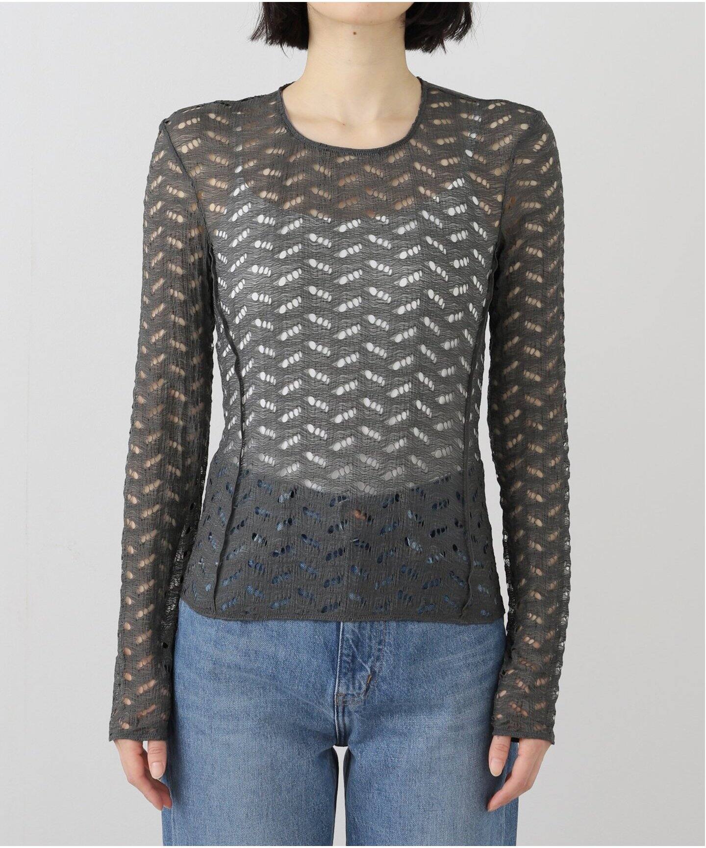 TODAYFUL (トゥデイフル）Jacquard Long T-shirts☆ 25春夏