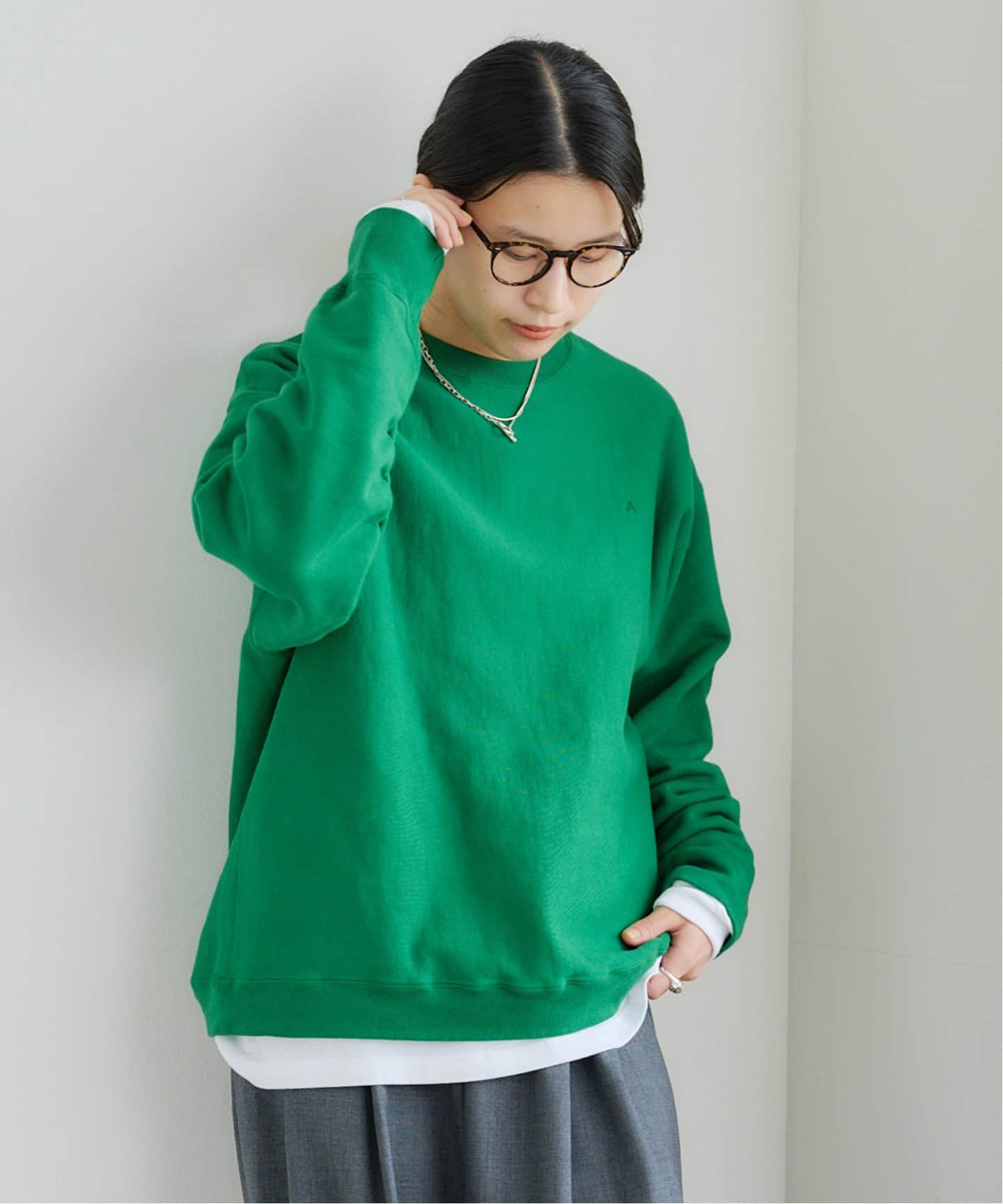 ATON NATURAL DYED URAKE OVERSIZED SWEAT（スウェット）｜BOICE FROM