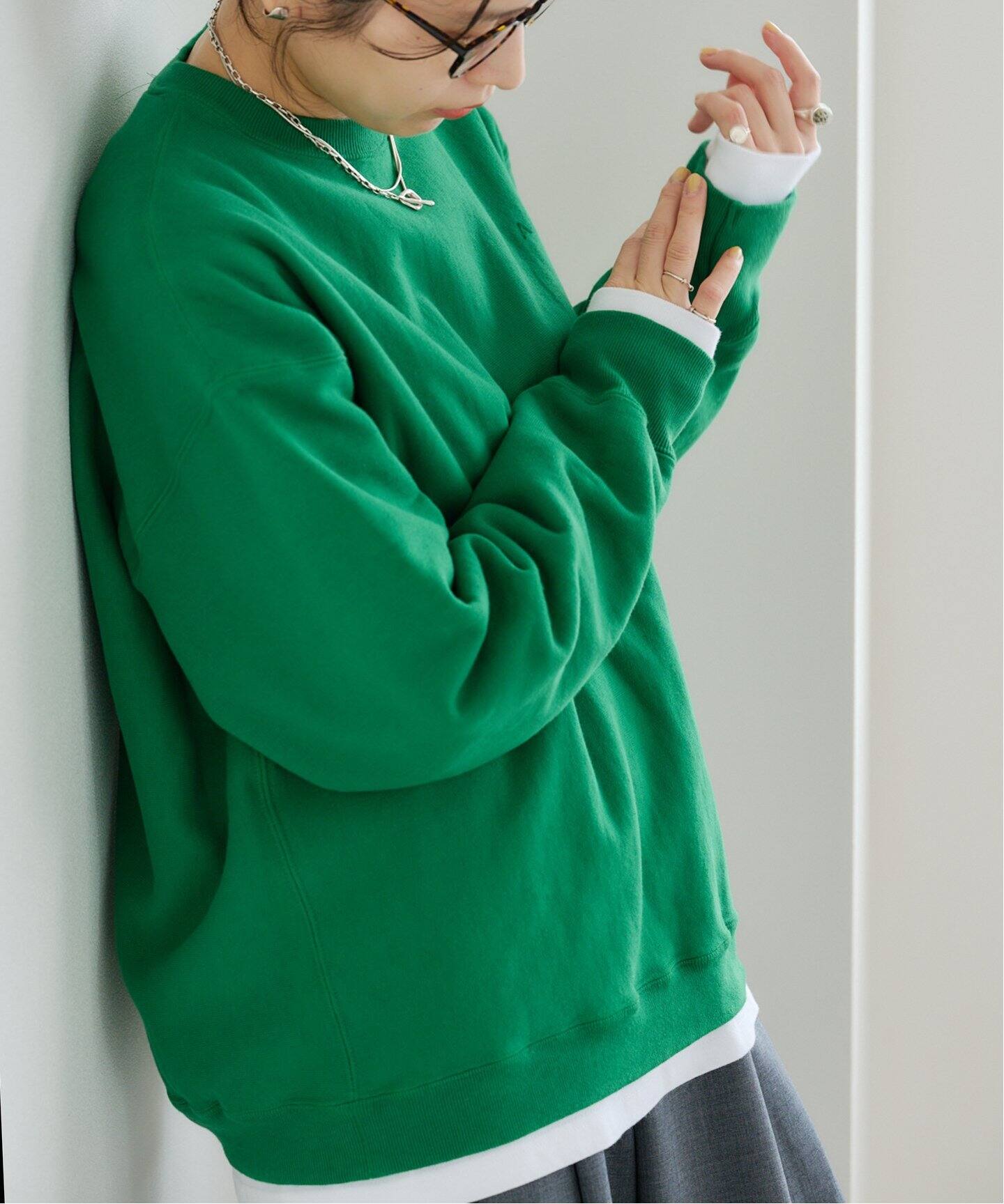 ATON NATURAL DYED URAKE OVERSIZED SWEAT（スウェット）｜BOICE FROM