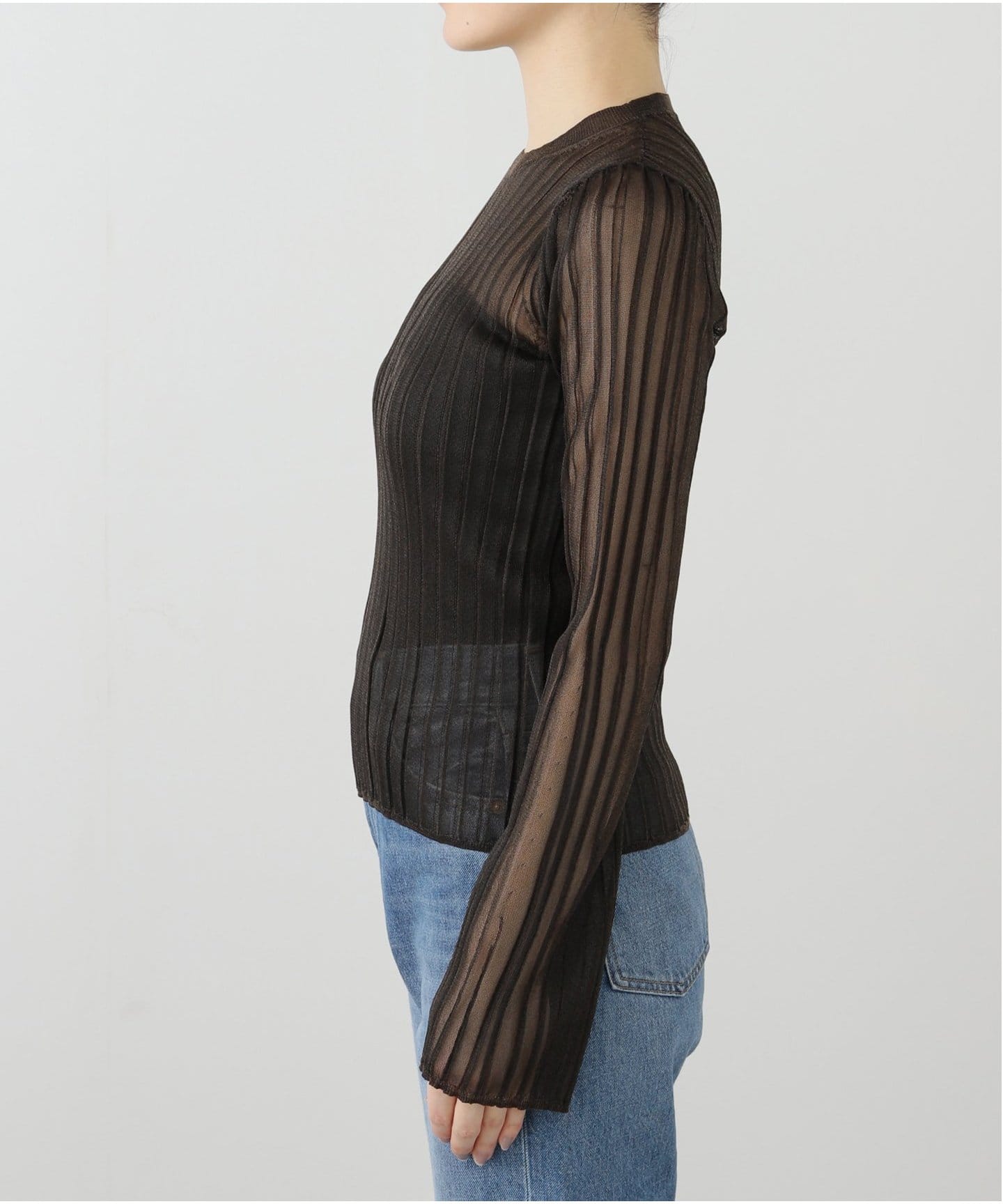 ニット セーター anuke Flare Sheer Knit 62510517 レディース ànuke online store（アンヌーク） / Flare Sheer KnitFlare
