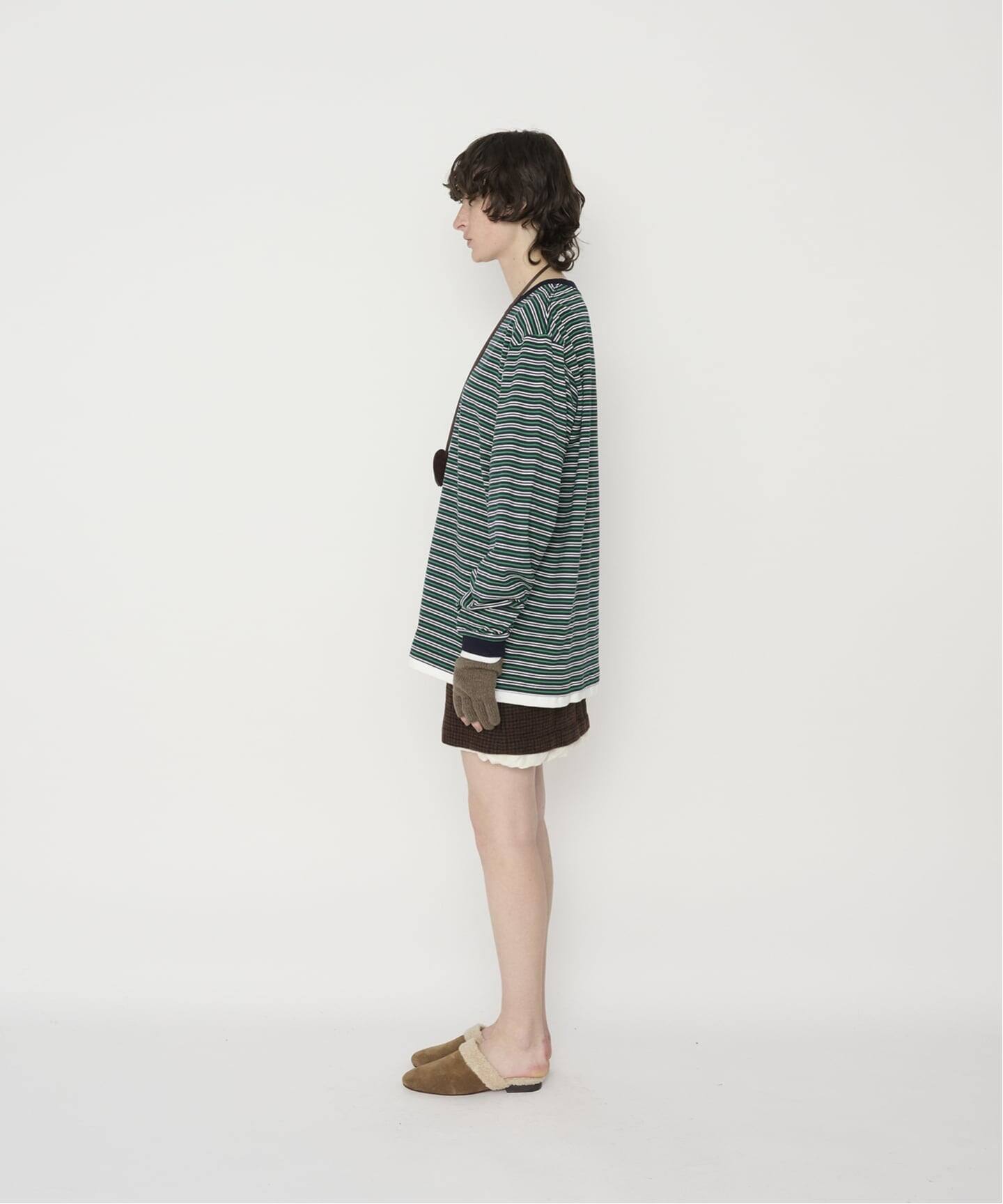 JANE SMITH COTTON BORDER LAYERED L/S（Tシャツ／カットソー）｜BOICE