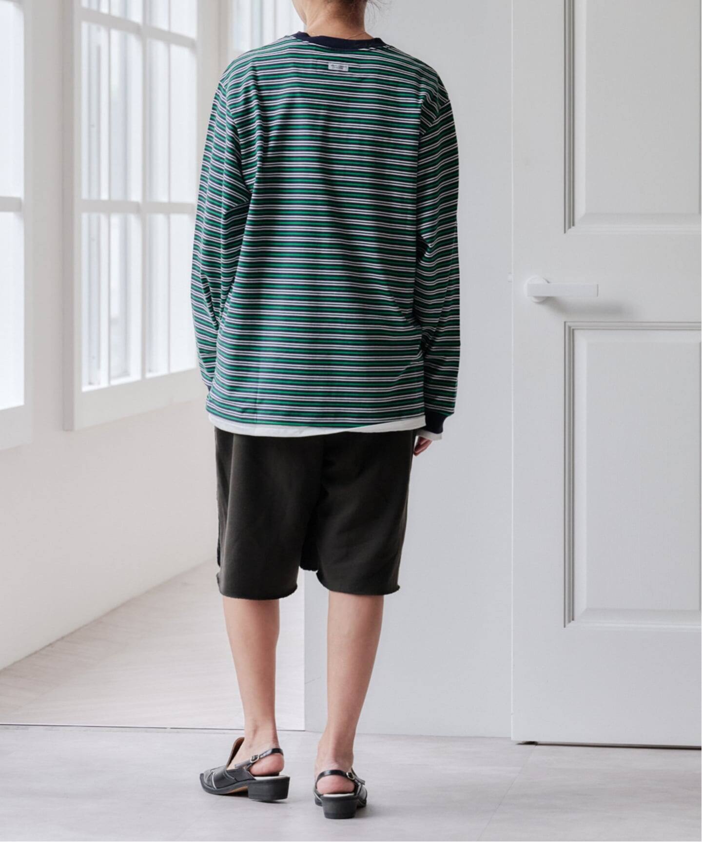 25ss JANE SMITH スカート トップス　Tシャツ JANE SMITH COTTON BORDER LAYERED L/S（Tシャツ／カットソー）｜BOICE