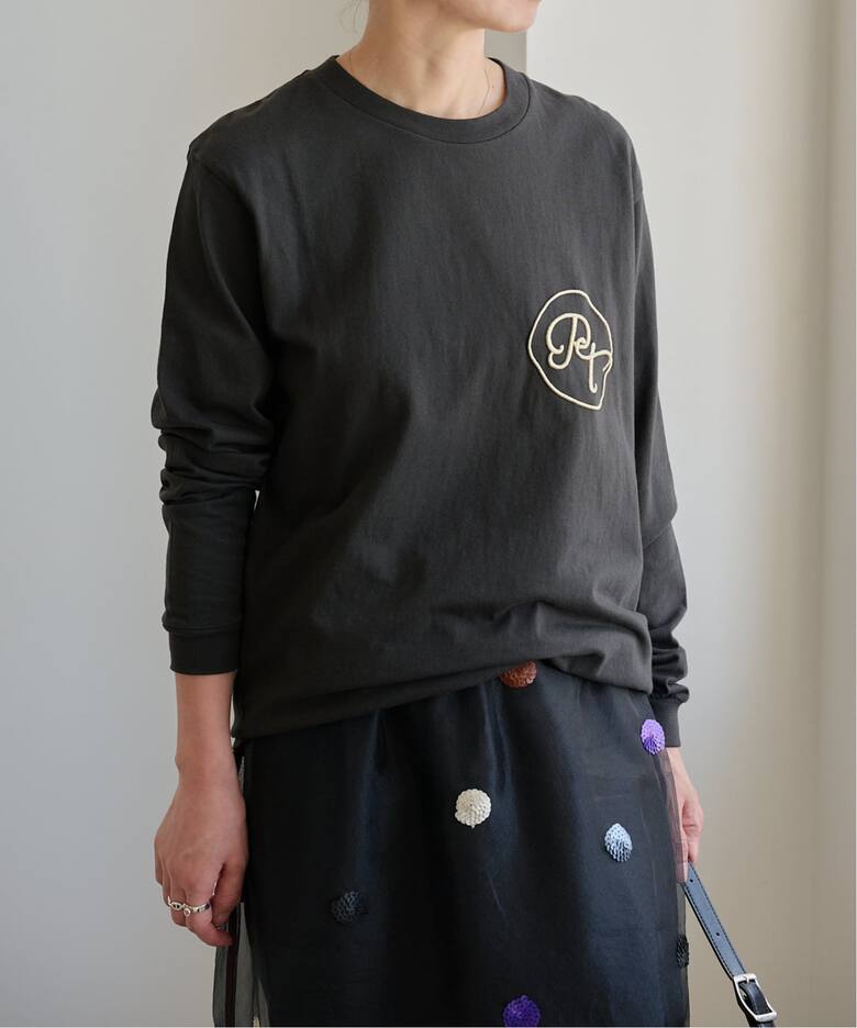 PONTI Logo Embroidery long t-shirt（Tシャツ／カットソー）｜BOICE 