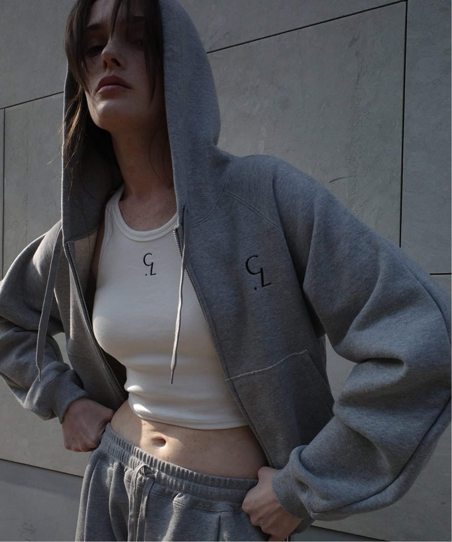 トップス CLANE LOGO COMPACT ZIP UP HOODIE LOGO COMPACT ZIP UP HOODIE｜TOPS(トップス)｜CLANE OFFICIAL ONLINE