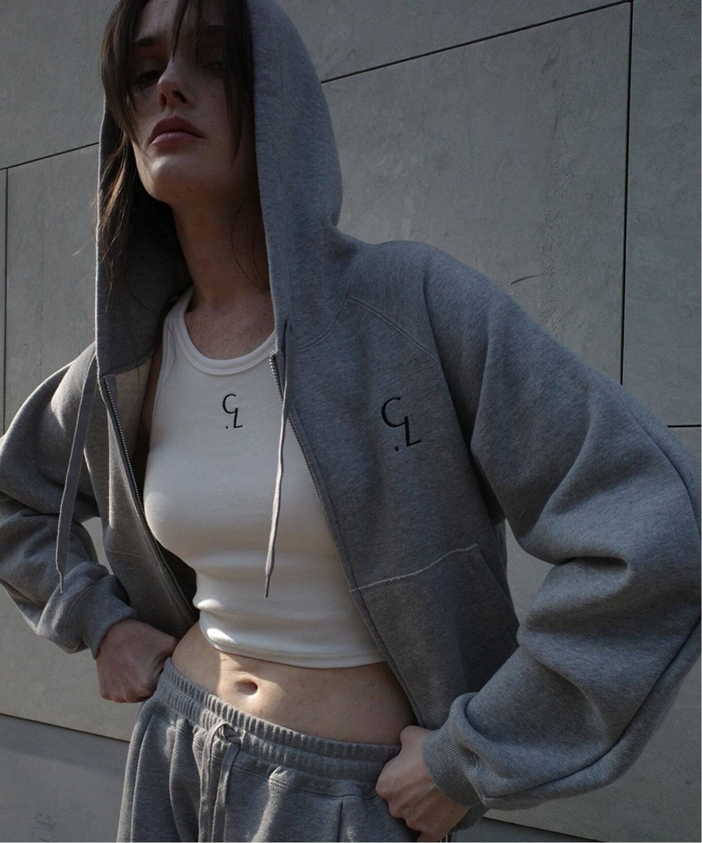 CLANE LOGO COMPACT ZIP UP HOODIE（パーカー）｜BOICE FROM BAYCREW
