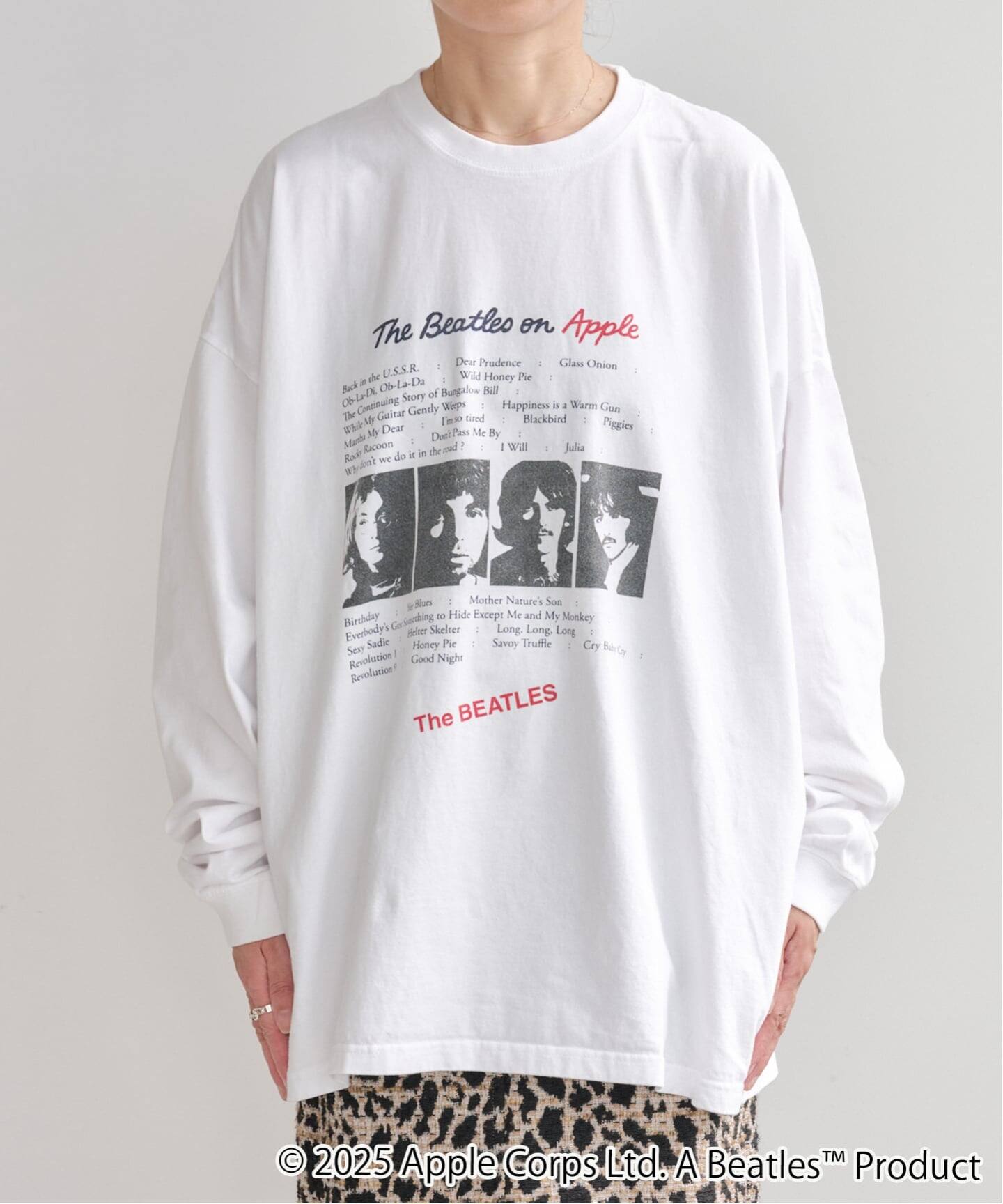 予約》GOOD ROCK SPEED THE BEATLES 25BTL202WWhiteF（Tシャツ