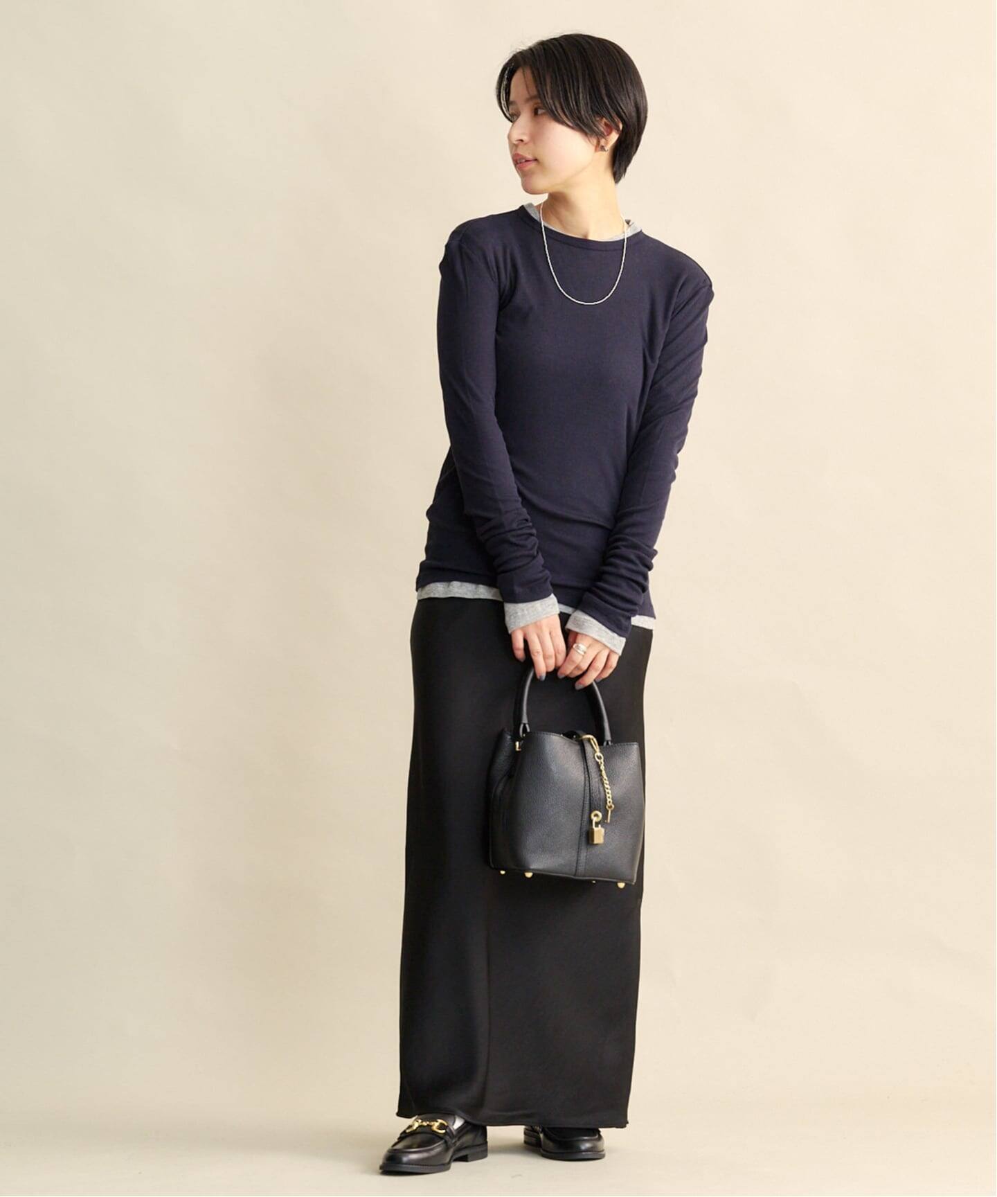 anuke Layered Sheer Long T-shirts(Tシャツ/カットソー)|BOICE anuke Layered Sheer Long T-shirts(Tシャツ/カットソー)|BOICE