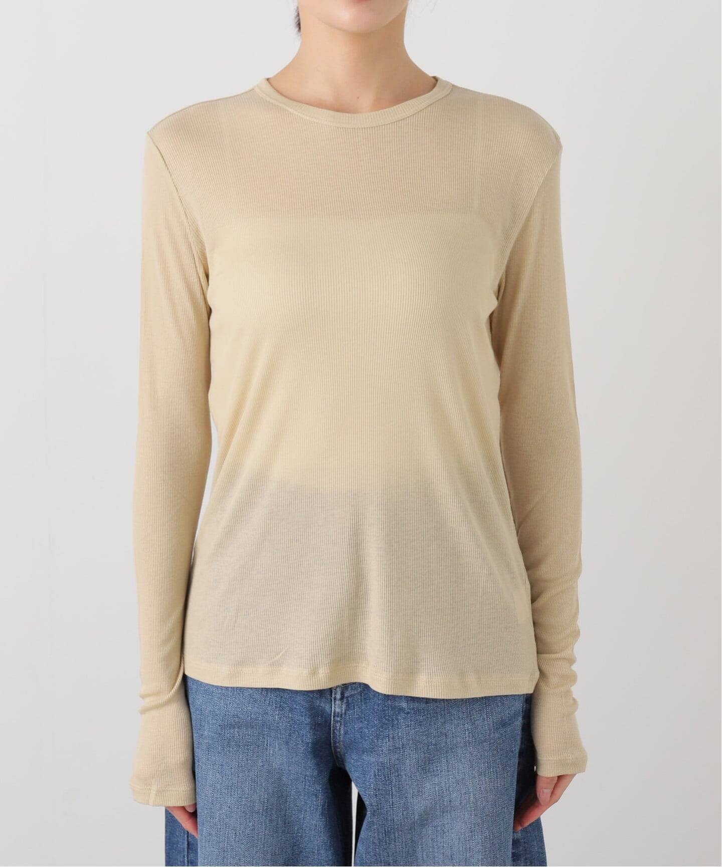 トップス anuke Layered Sheer Long T-shirts anuke Layered Sheer Long T-shirts（Tシャツ／カットソー）｜BOICE